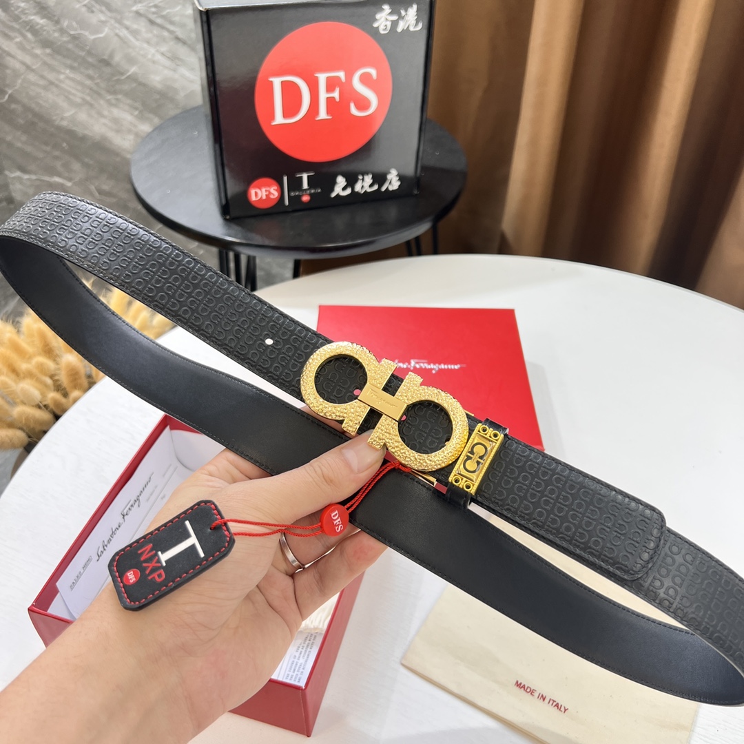 Streetwear Belt Ferragamo 319662 size:3.5cm - vstockx