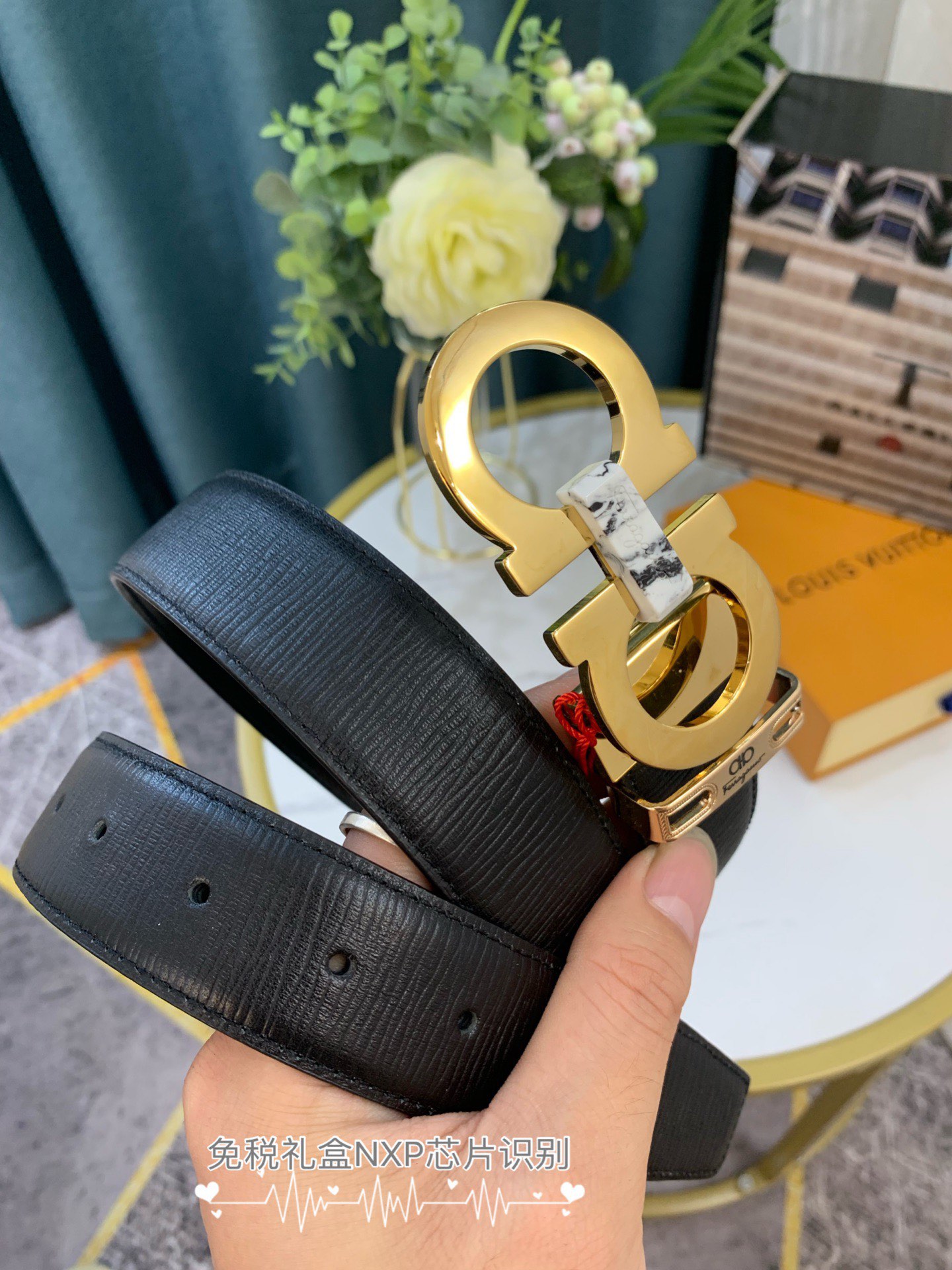 Streetwear Belt Ferragamo 319158 size:3.5cm - vstockx