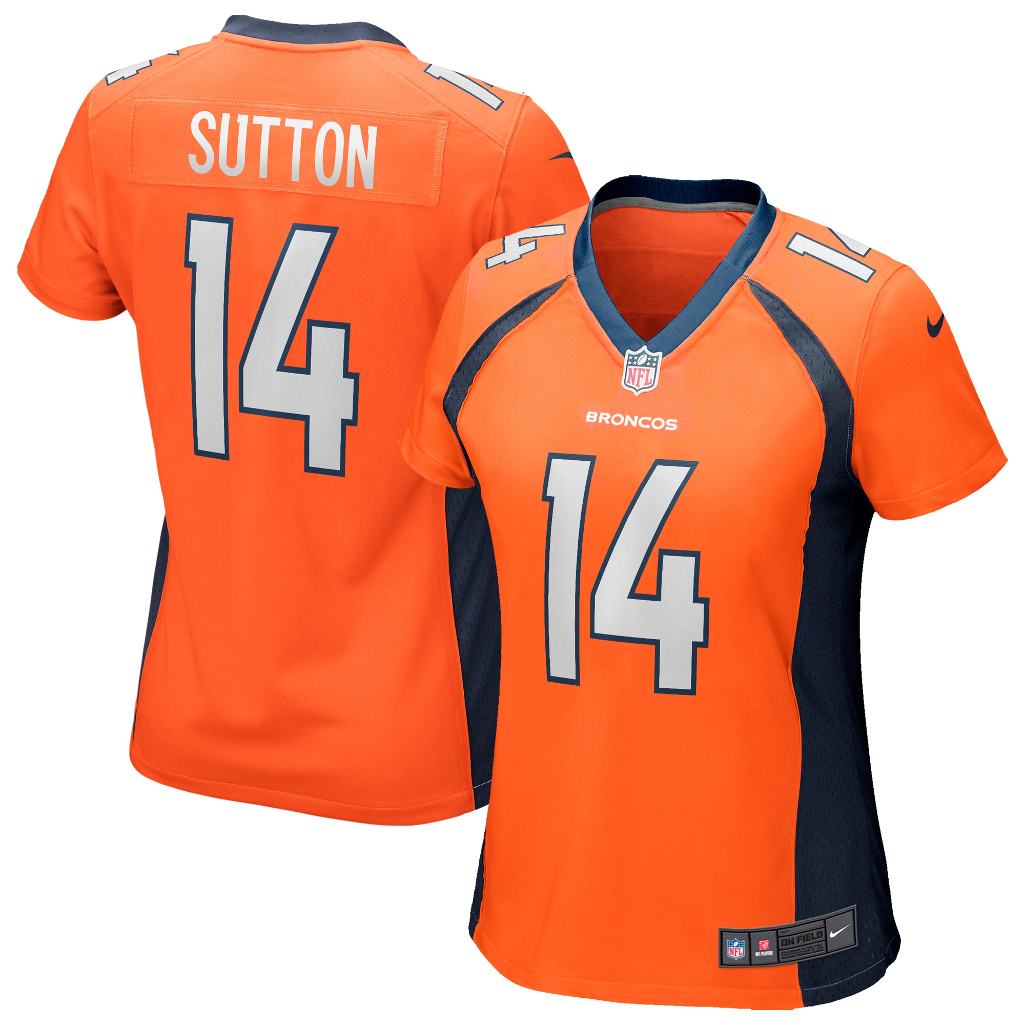 Courtland Sutton Denver Broncos Nike Women's Game Jersey - Orange - vstockx