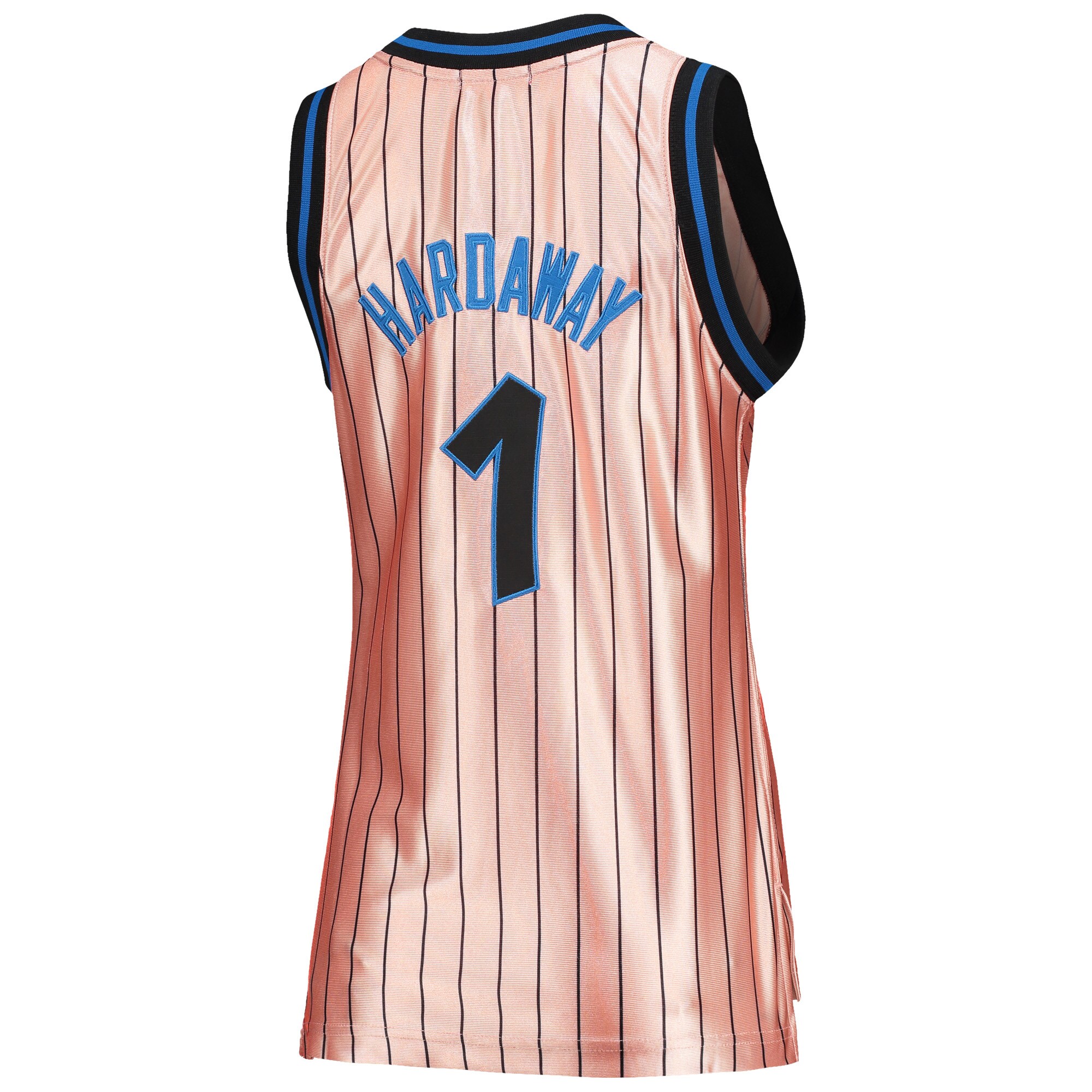 Penny Hardaway Orlando Magic Mitchell & Ness Women's 75th Anniversary Rose Gold 1993 Swingman Jersey - Pink - vstockx