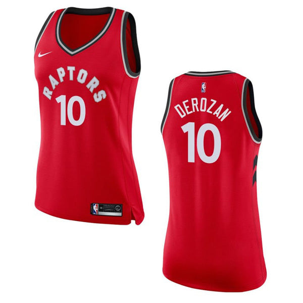 Women's Toronto Raptors DeMar DeRozan Icon Edition Jersey - Red - vstockx
