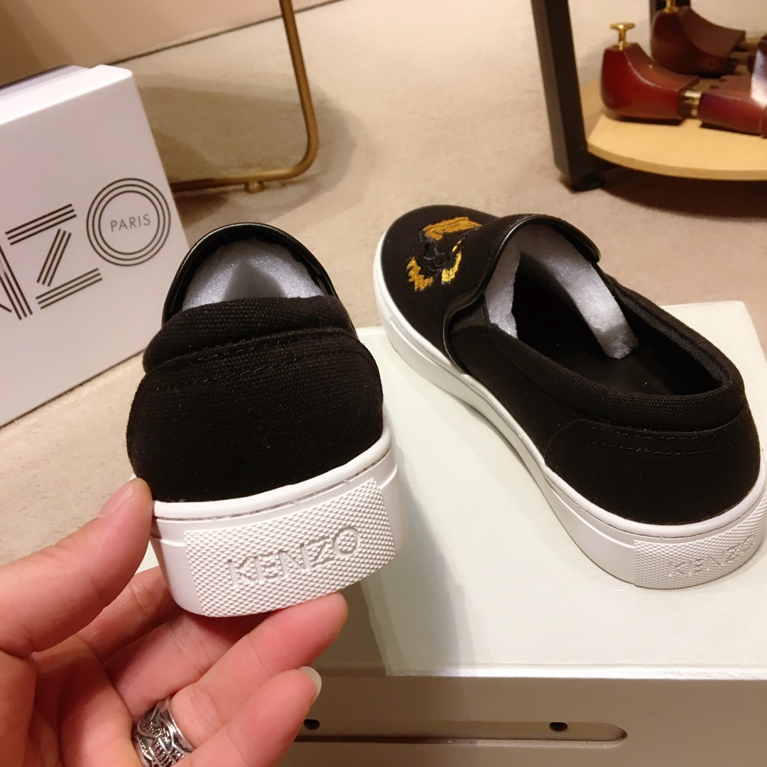 Kenzo K-SKATE Tiger canvas slip-on sneakers 17 - vstockx