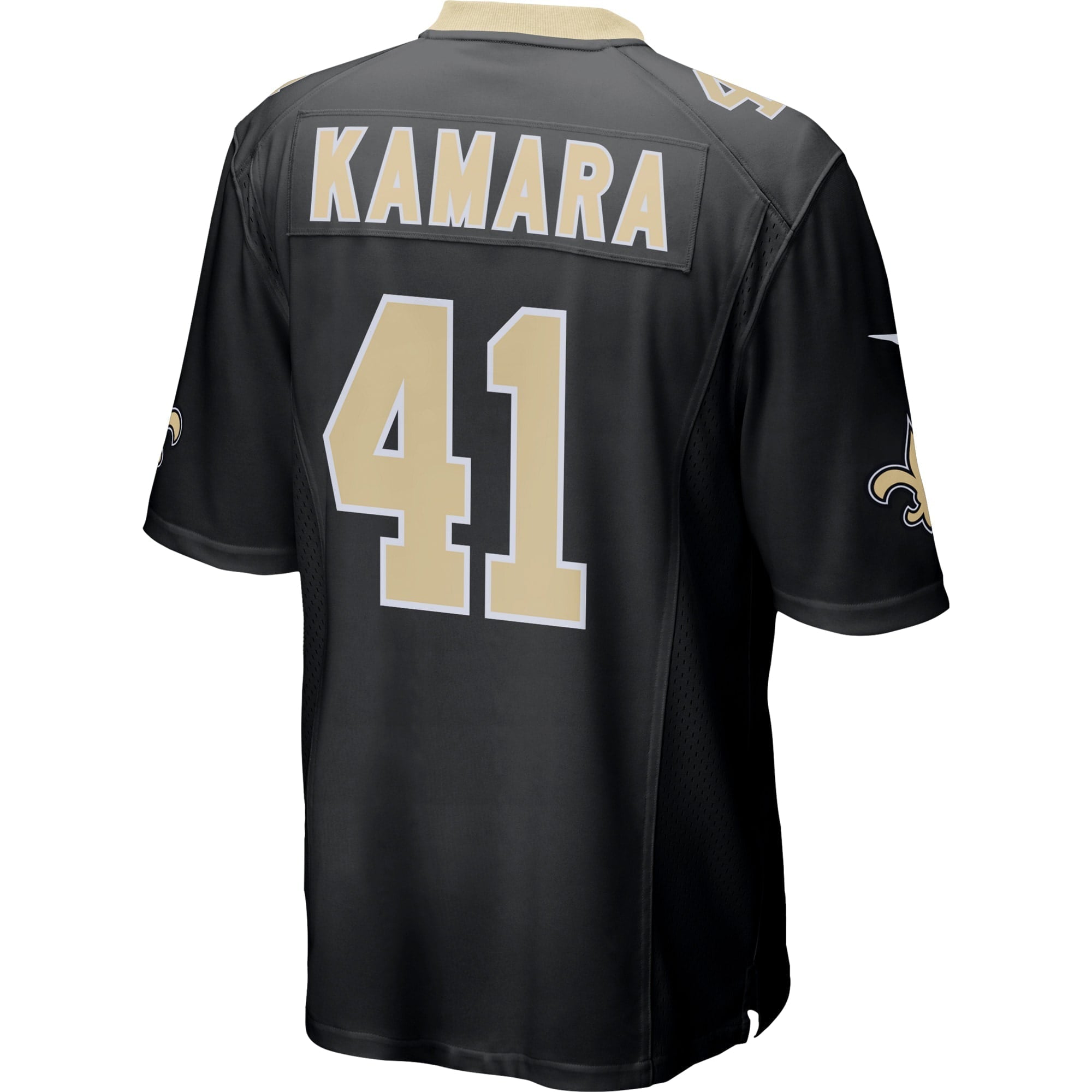 Men's Nike Alvin Kamara Black New Orleans Saints Game Jersey - vstockx