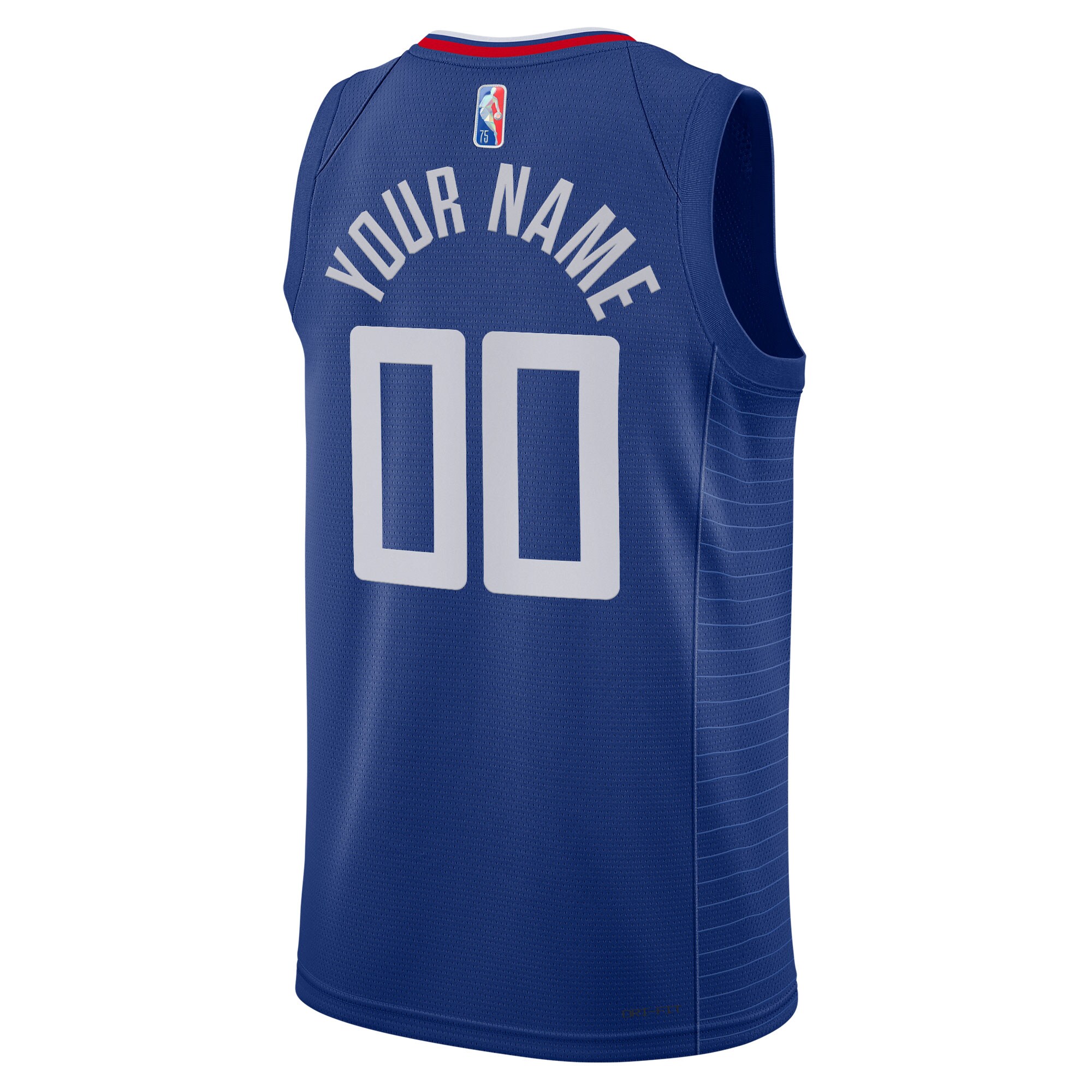 LA Clippers Nike 2021/22 Diamond Swingman Custom Jersey - Icon Edition - Royal - vstockx
