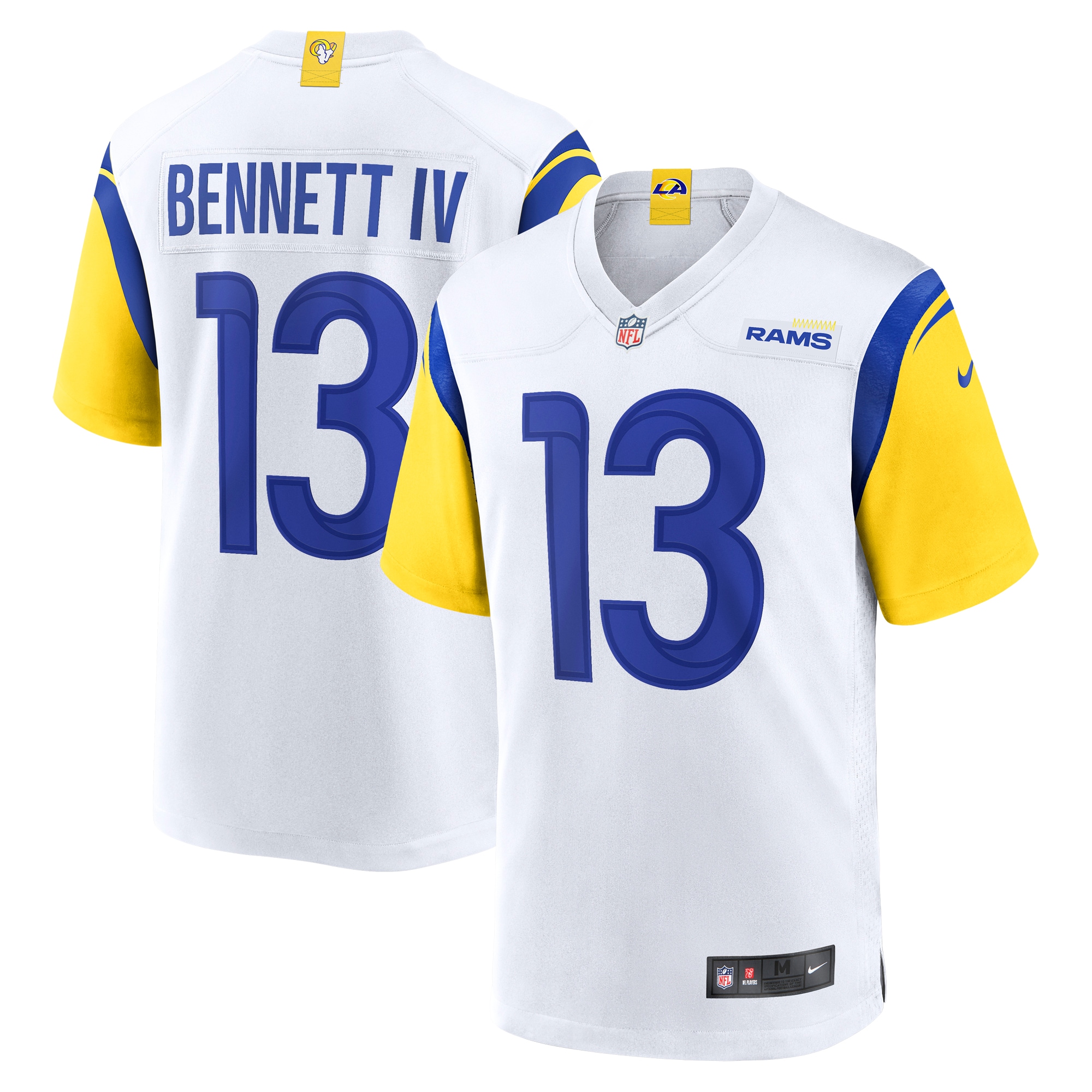 Stetson Bennett Los Angeles Rams Nike Game Jersey - White - vstockx
