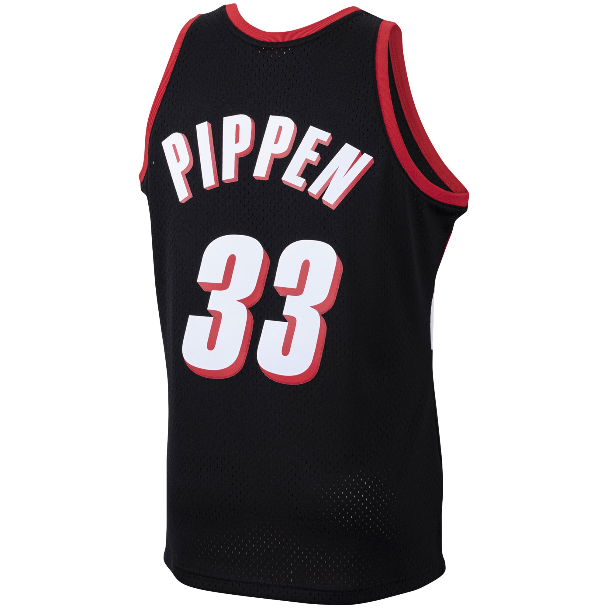 Scottie Pippen Portland Trail Blazers Mitchell & Ness Hardwood Classics Swingman Jersey - Black - vstockx