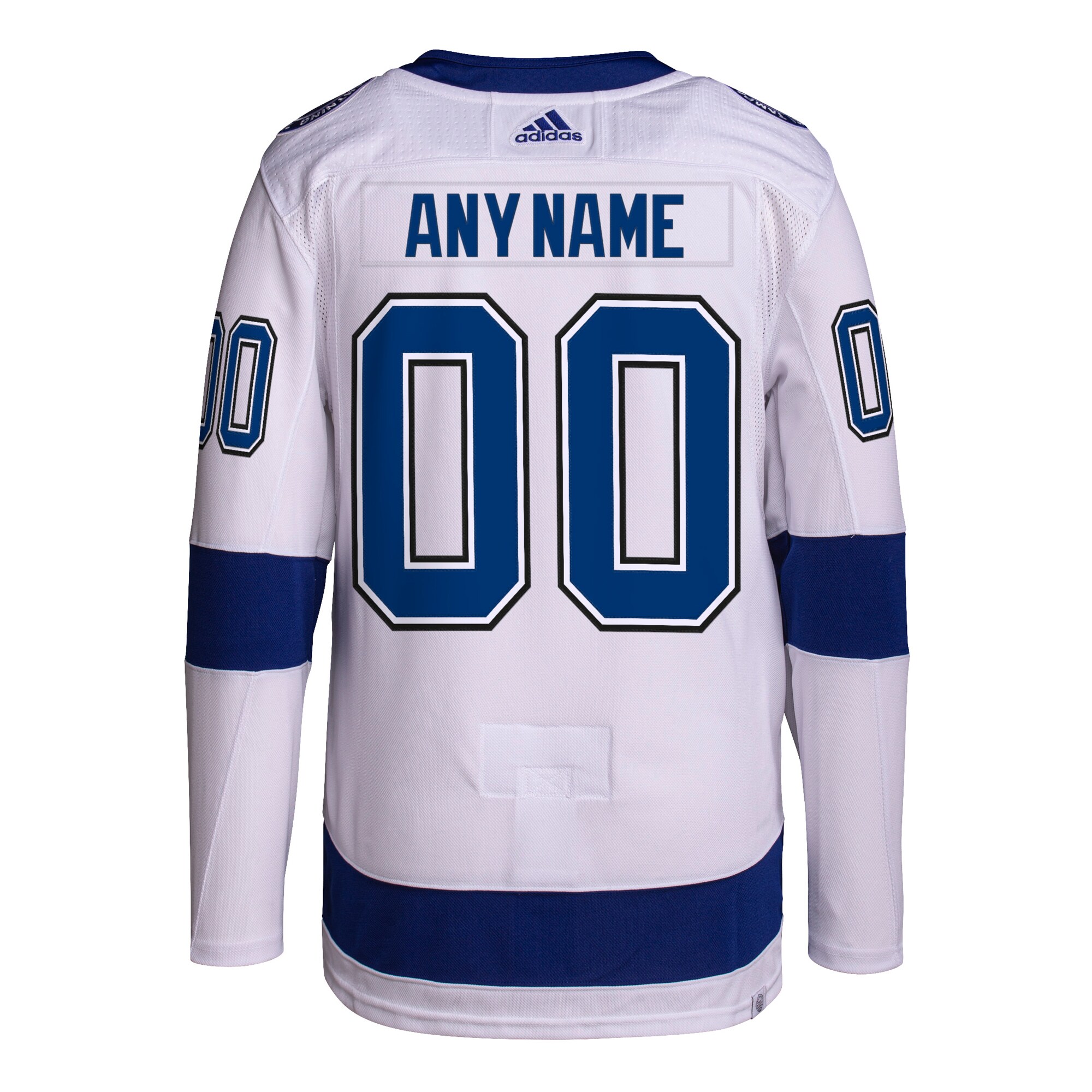 Tampa Bay Lightning adidas Away Custom Primegreen Authentic Pro Jersey White - vstockx