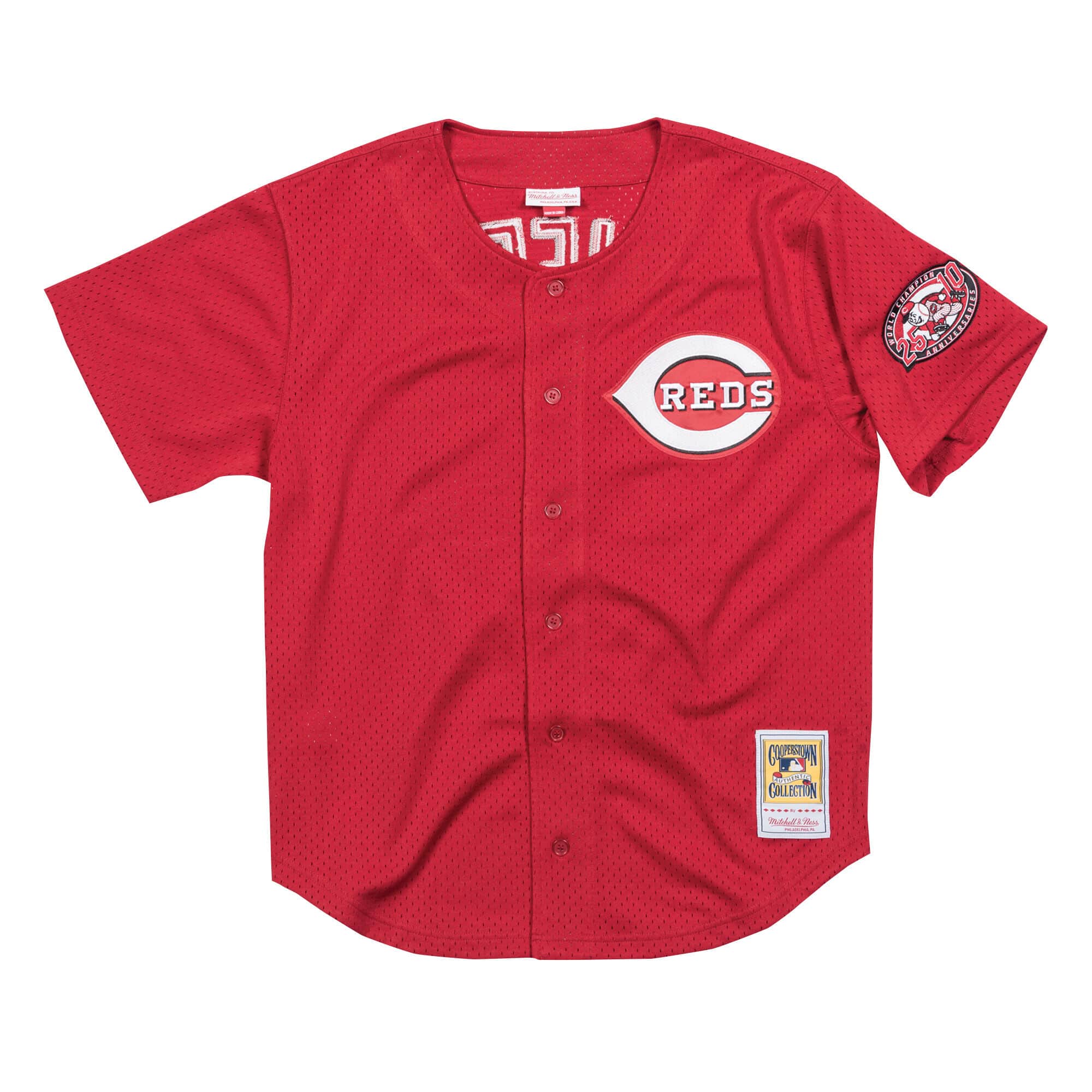 Authentic Mesh BP Jersey Cincinnati Reds 2000 Ken Griffey Jr. - vstockx
