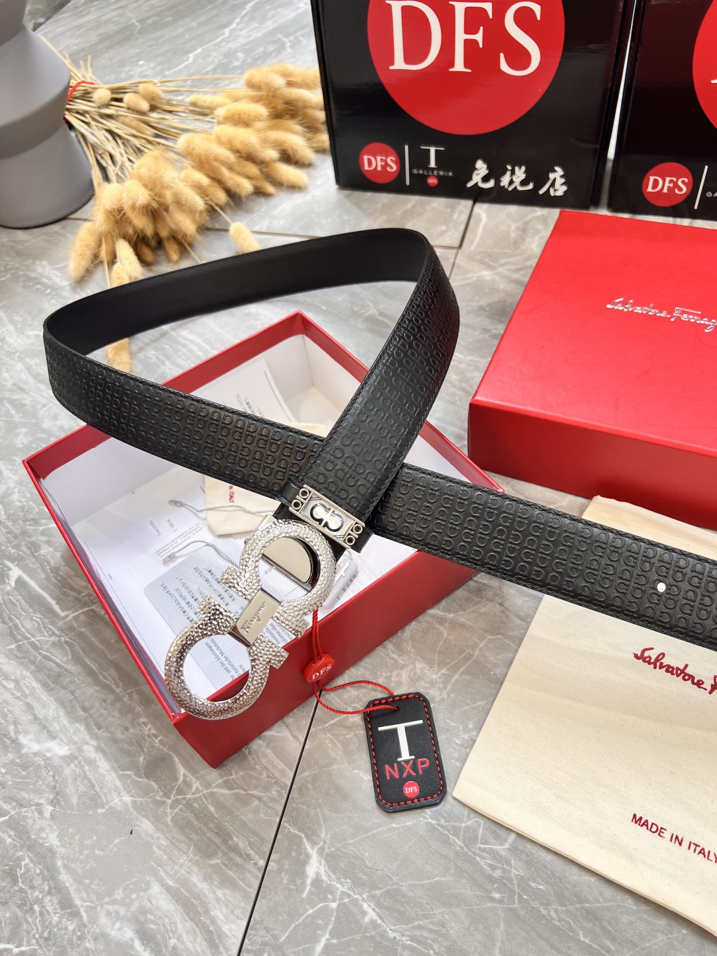 Streetwear Belt Ferragamo 319858 size:3.5cm - vstockx