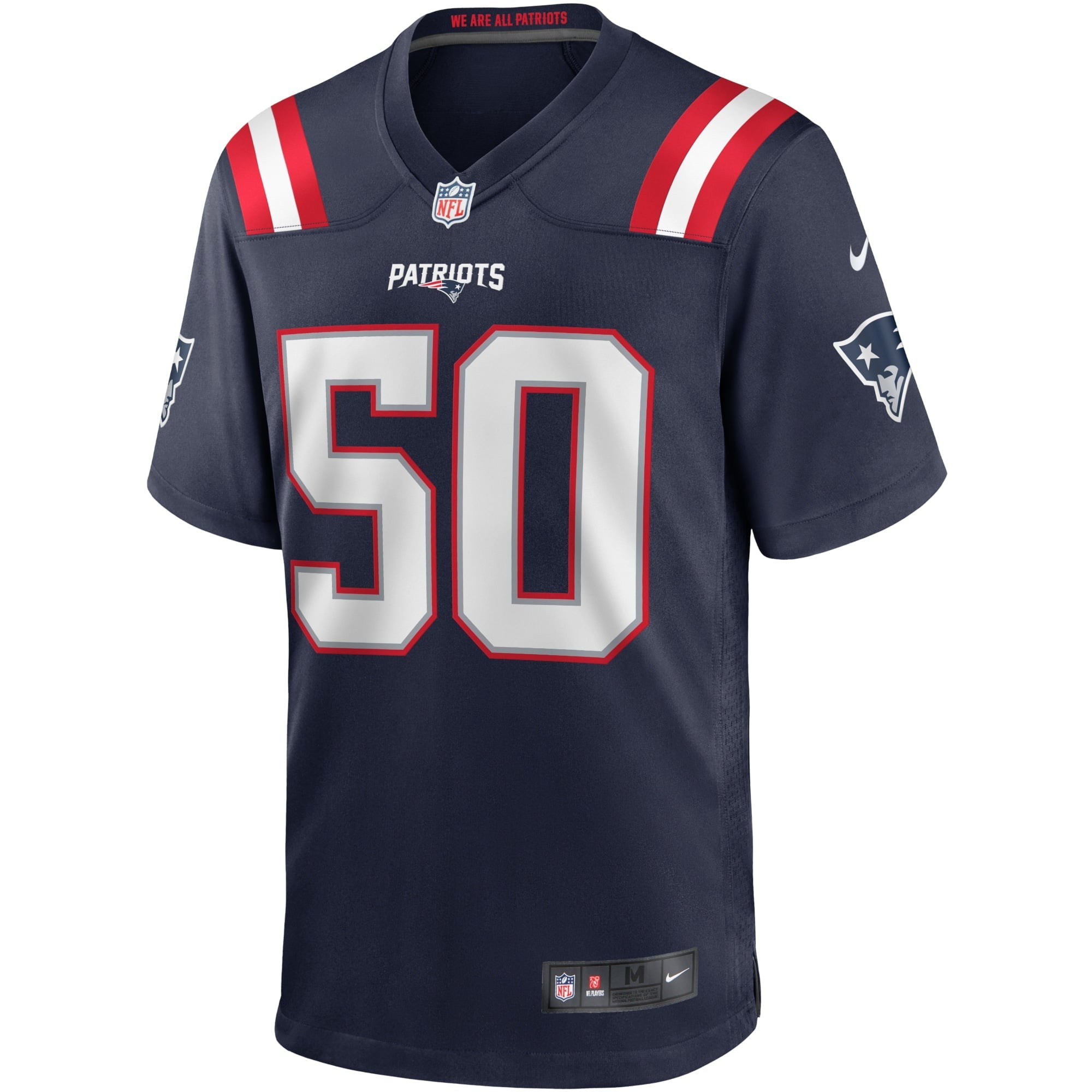 Men's Nike Chase Winovich Navy New England Patriots Game Player Jersey - vstockx