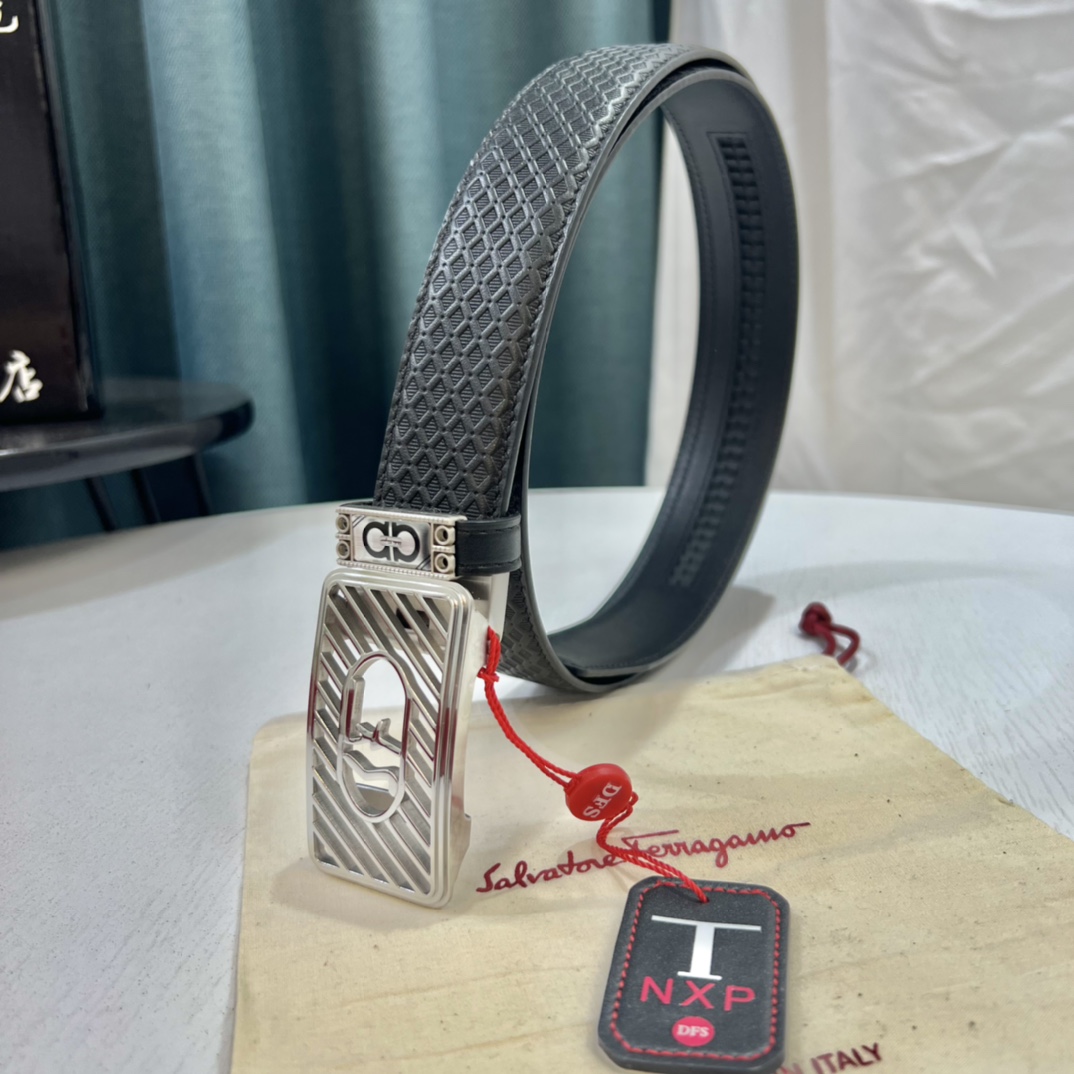 Streetwear Belt Ferragamo 319568 size:3.5cm - vstockx