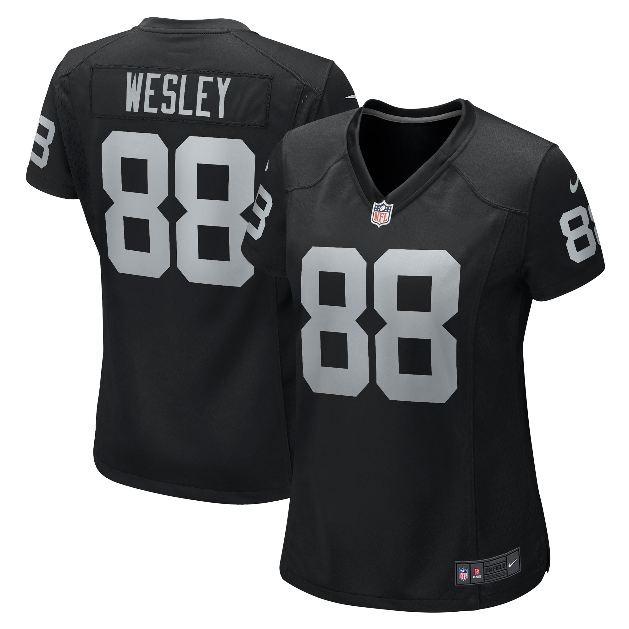 Antoine Wesley Las Vegas Raiders Nike Women's Team Game Jersey - Black - vstockx