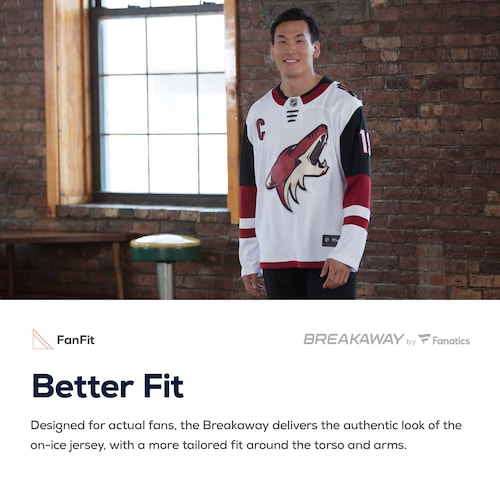 Men's Fanatics Branded Red Arizona Coyotes Breakaway Home Jersey - vstockx