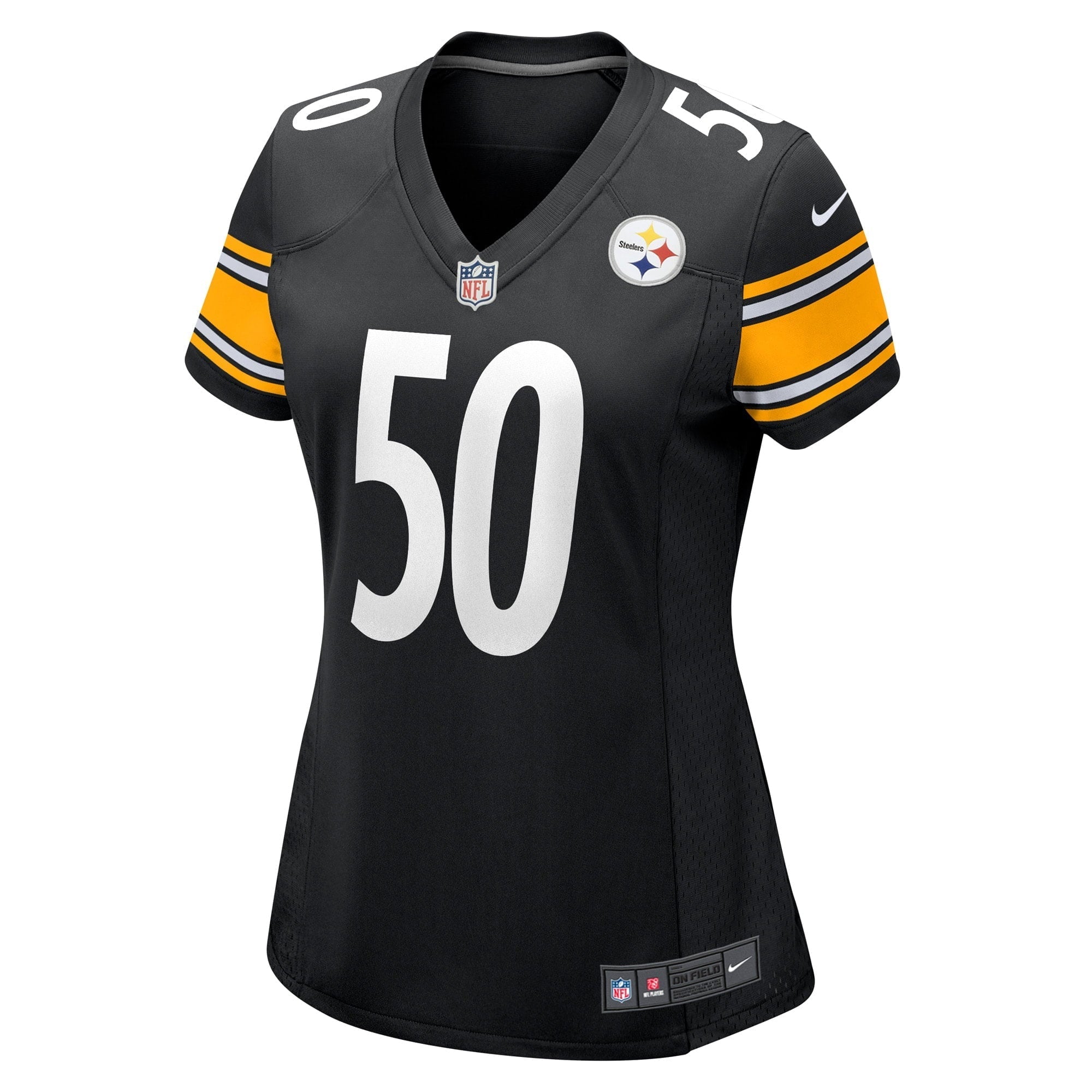 Women's Nike Malik Reed Black Pittsburgh Steelers Game Player Jersey - vstockx