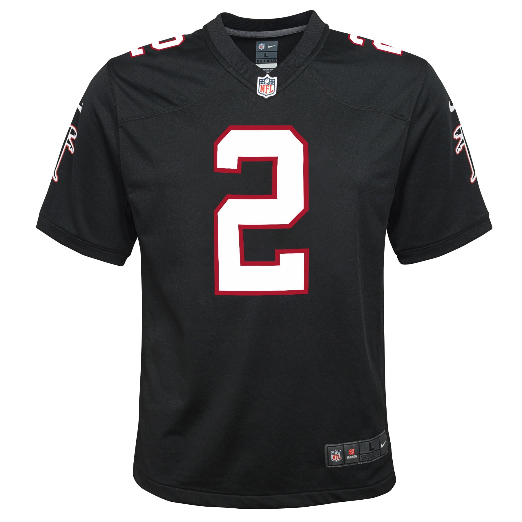 Youth Nike Matt Ryan Black Atlanta Falcons Throwback Game Jersey - vstockx