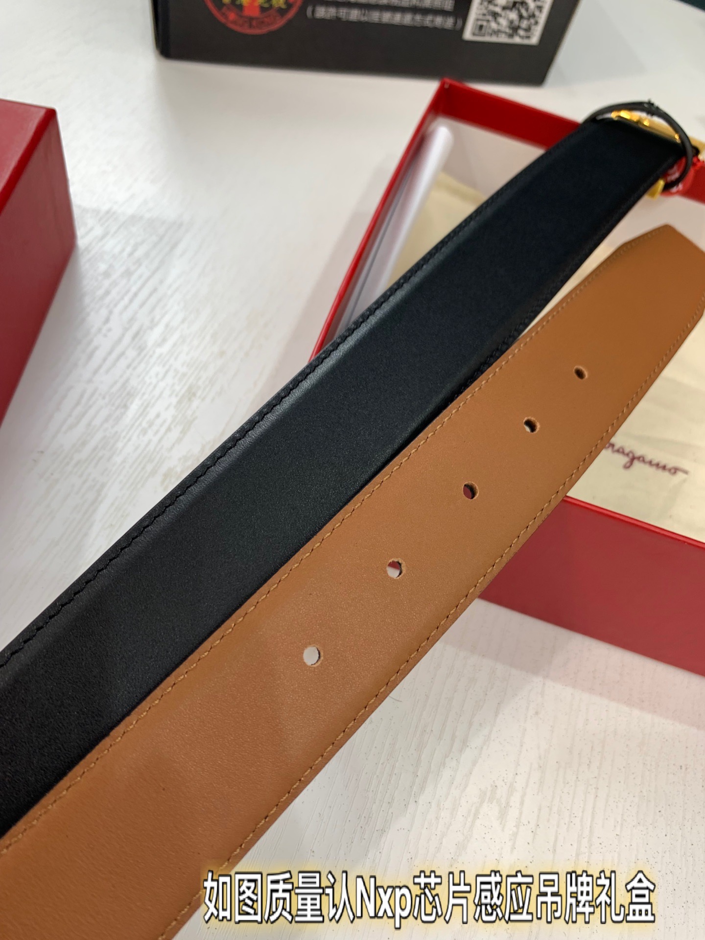 Streetwear Belt Ferragamo 320096 size:3.5cm - vstockx