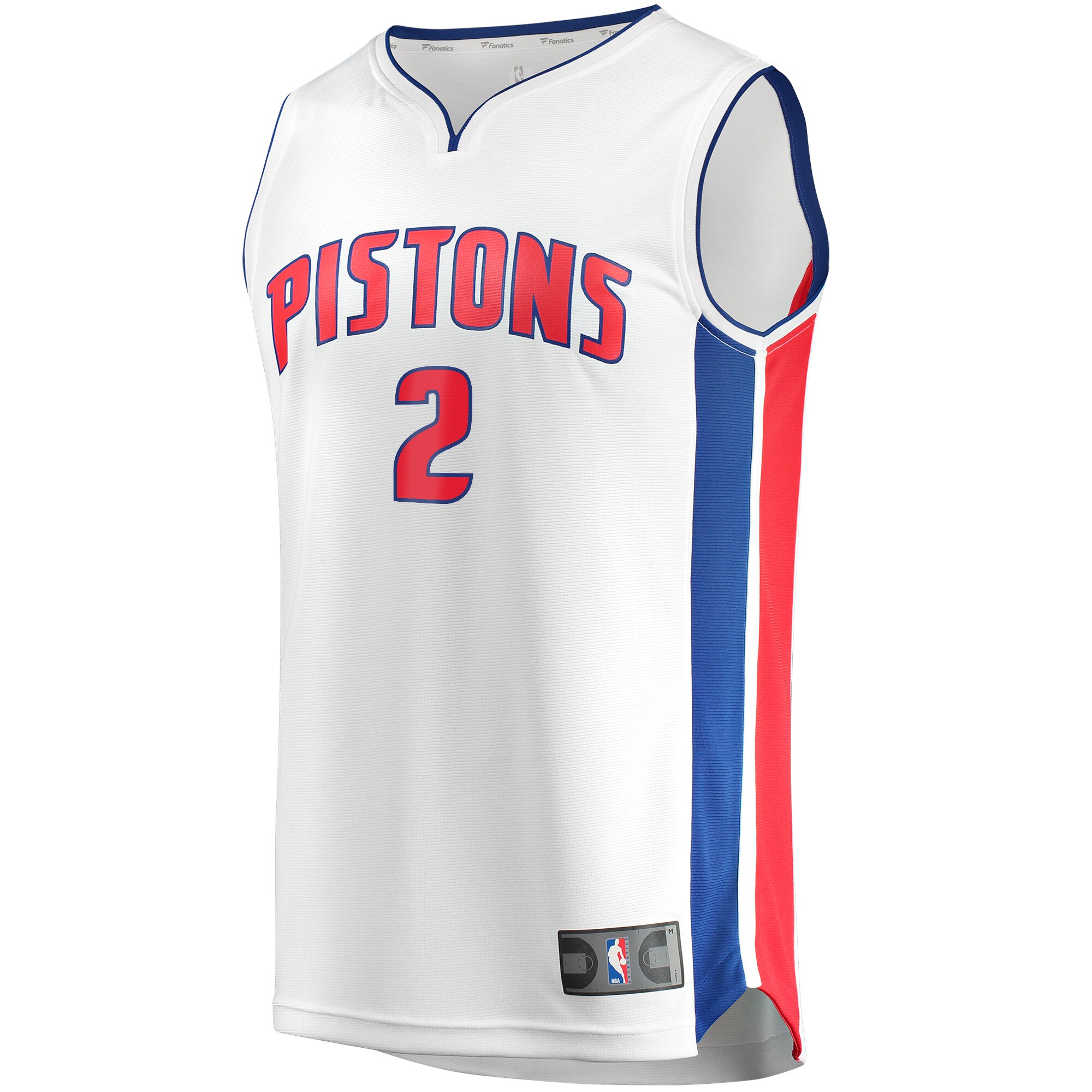 Cade Cunningham Detroit Pistons Fanatics Branded Fast Break Replica Jersey - Association Edition - White - vstockx