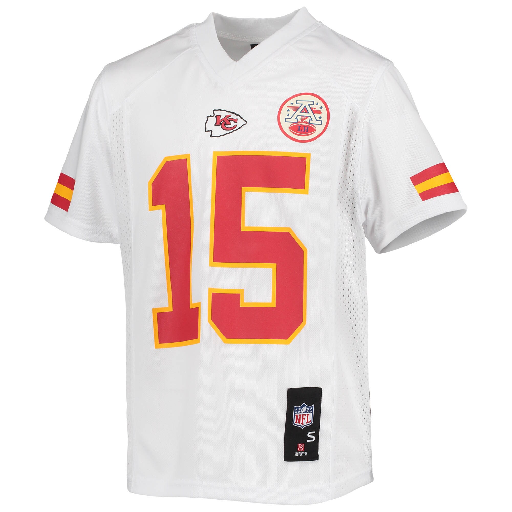 Patrick Mahomes Kansas City Chiefs Youth Replica Player Jersey - White - vstockx