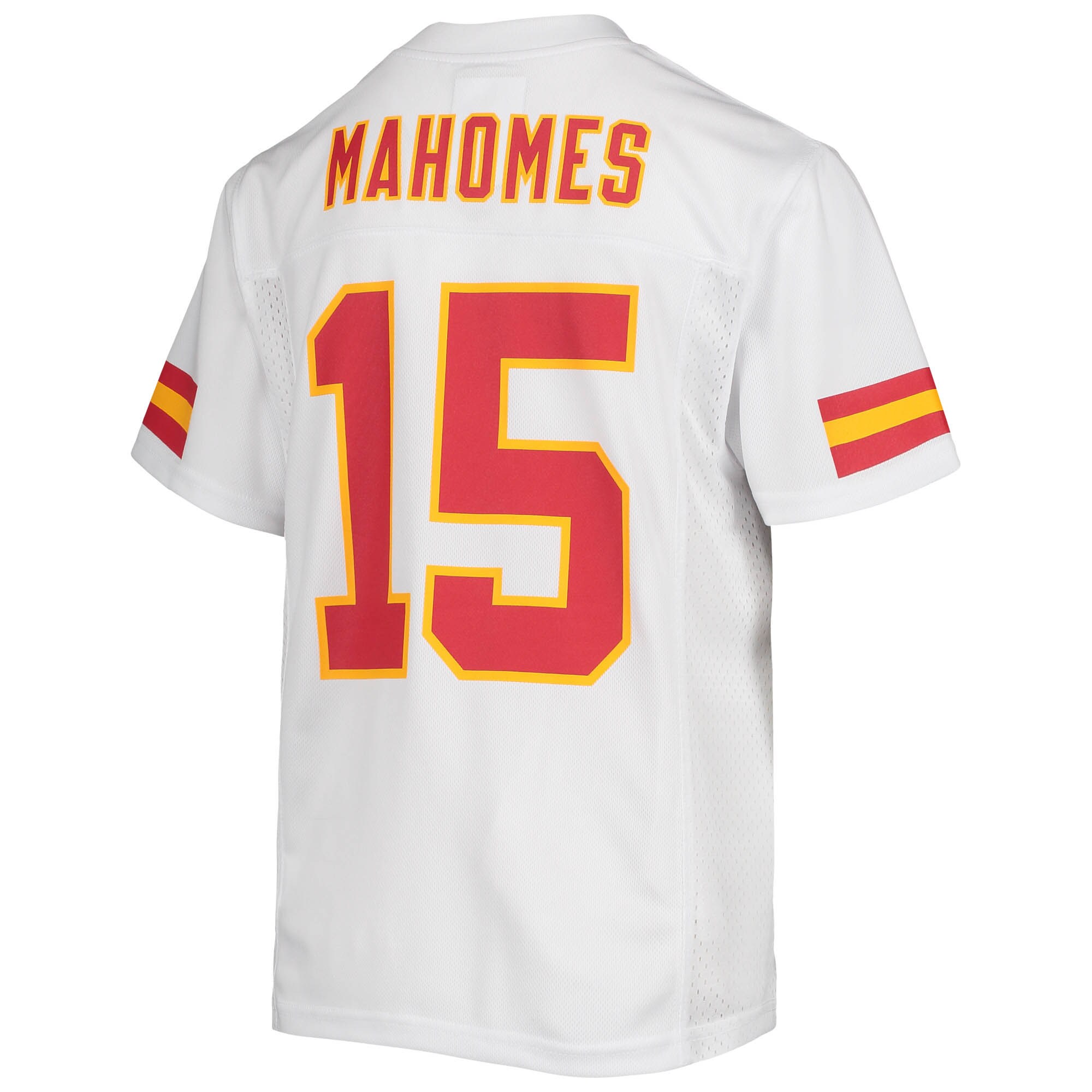 Patrick Mahomes Kansas City Chiefs Youth Replica Player Jersey - White - vstockx