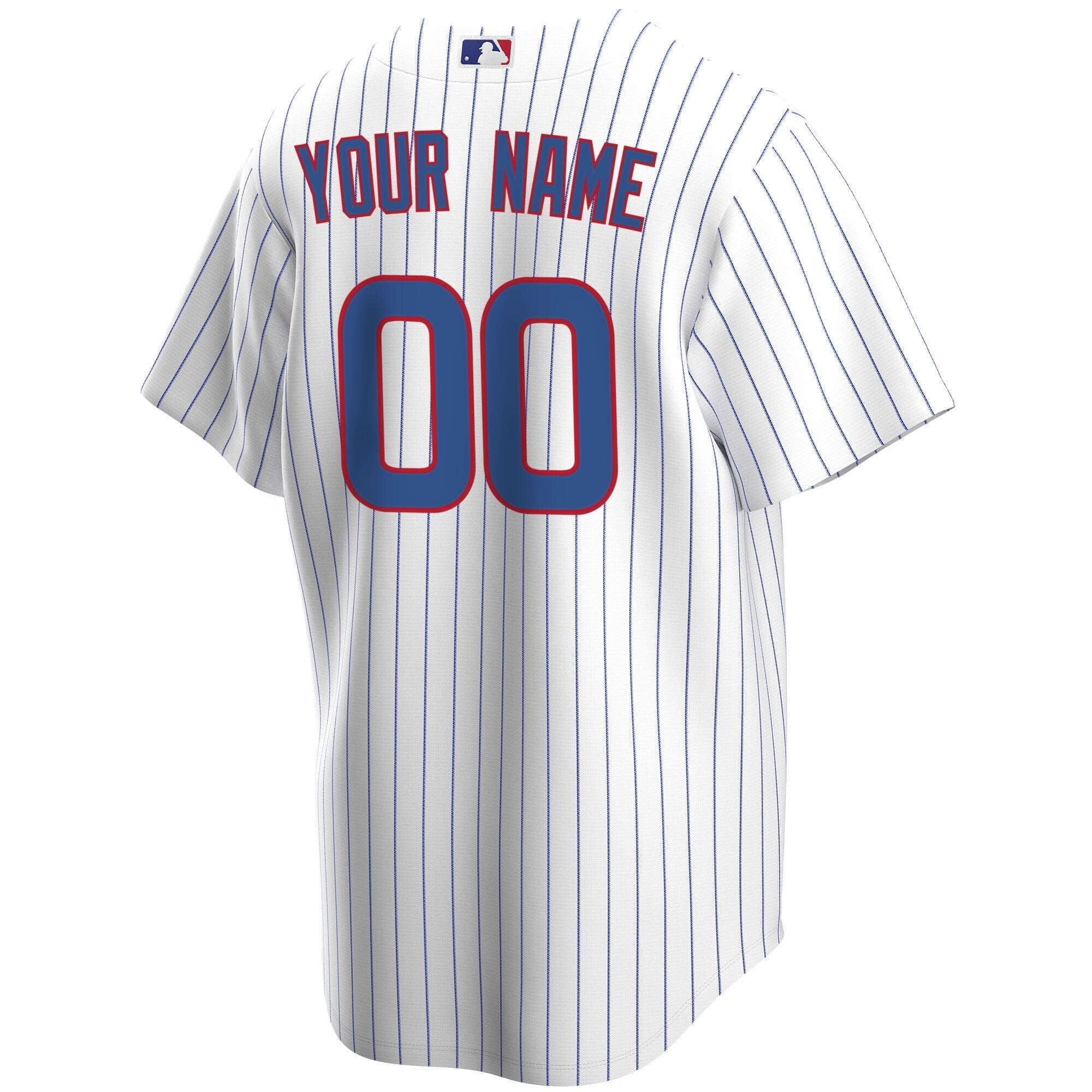 Chicago Cubs Home Pinstripe Men's Custom Replica Jersey - vstockx
