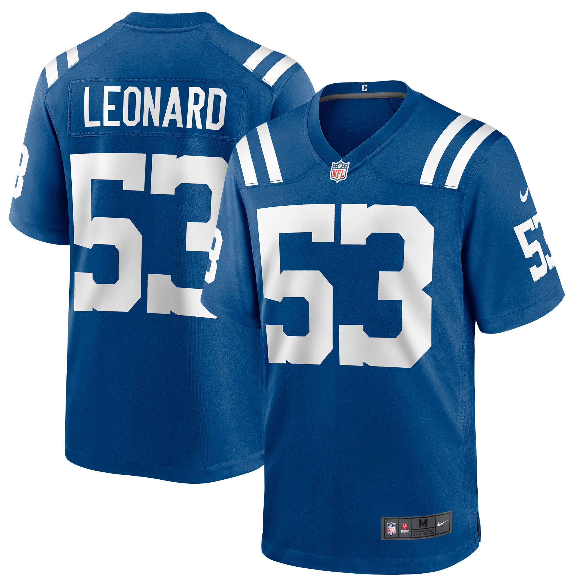 Shaquille Leonard Indianapolis Colts Nike Game Jersey - Royal - vstockx