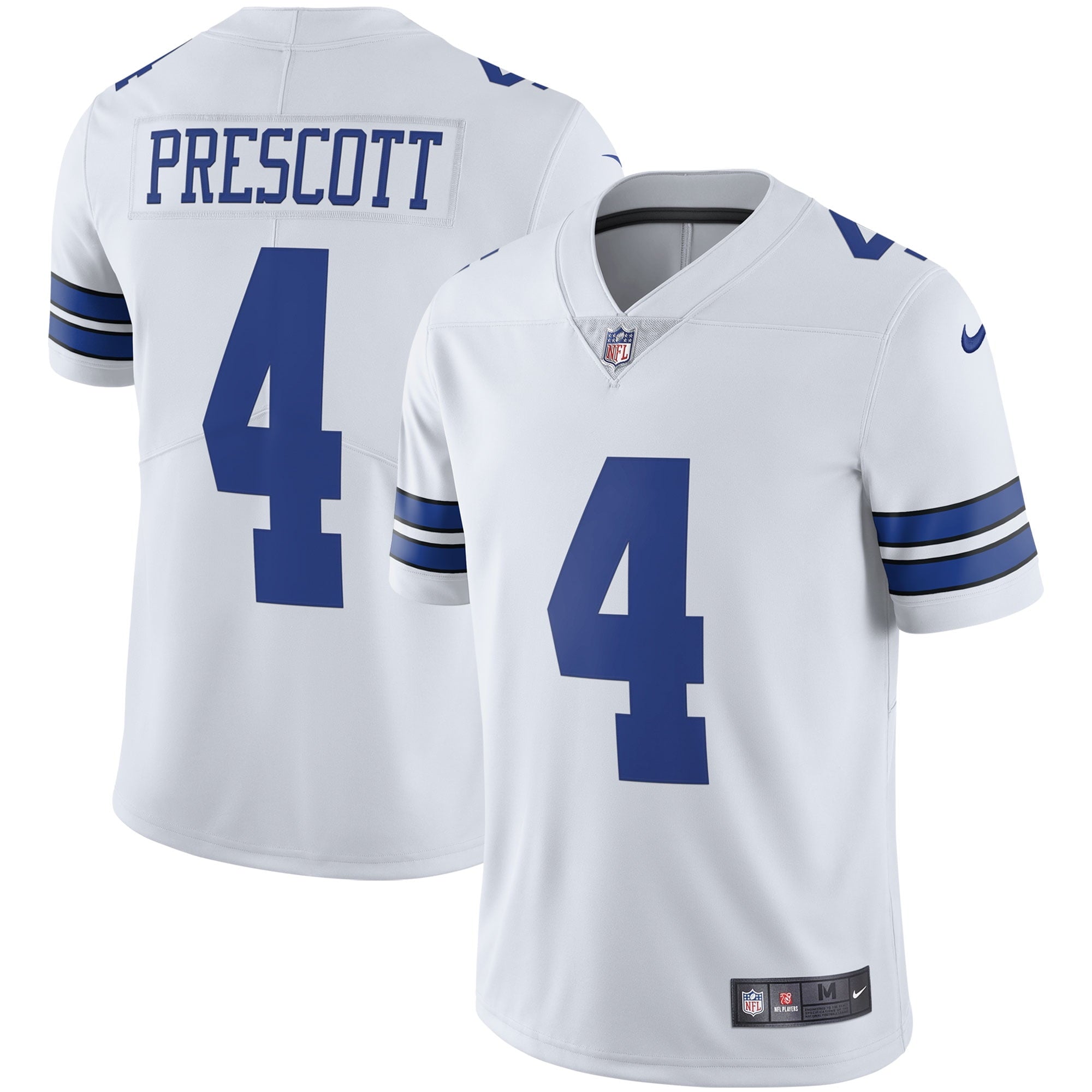 Men's Nike Dak Prescott White Dallas Cowboys Vapor Limited Player Jersey - vstockx