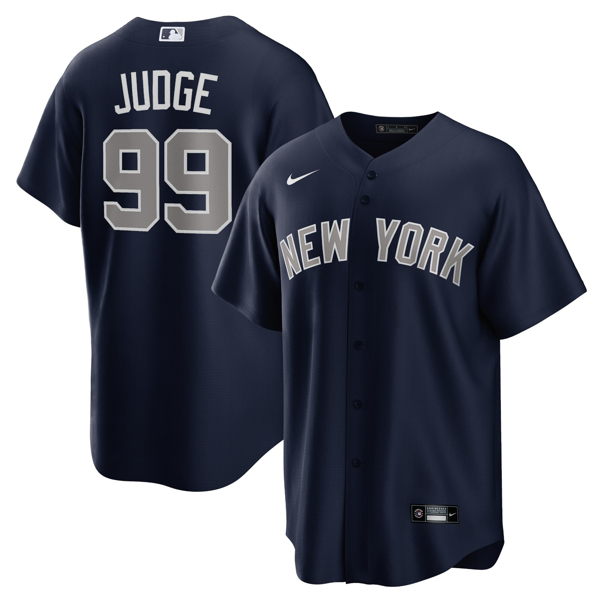 Men's Nike Aaron Judge Navy New York Yankees Alternate Replica Player Name Jersey - vstockx