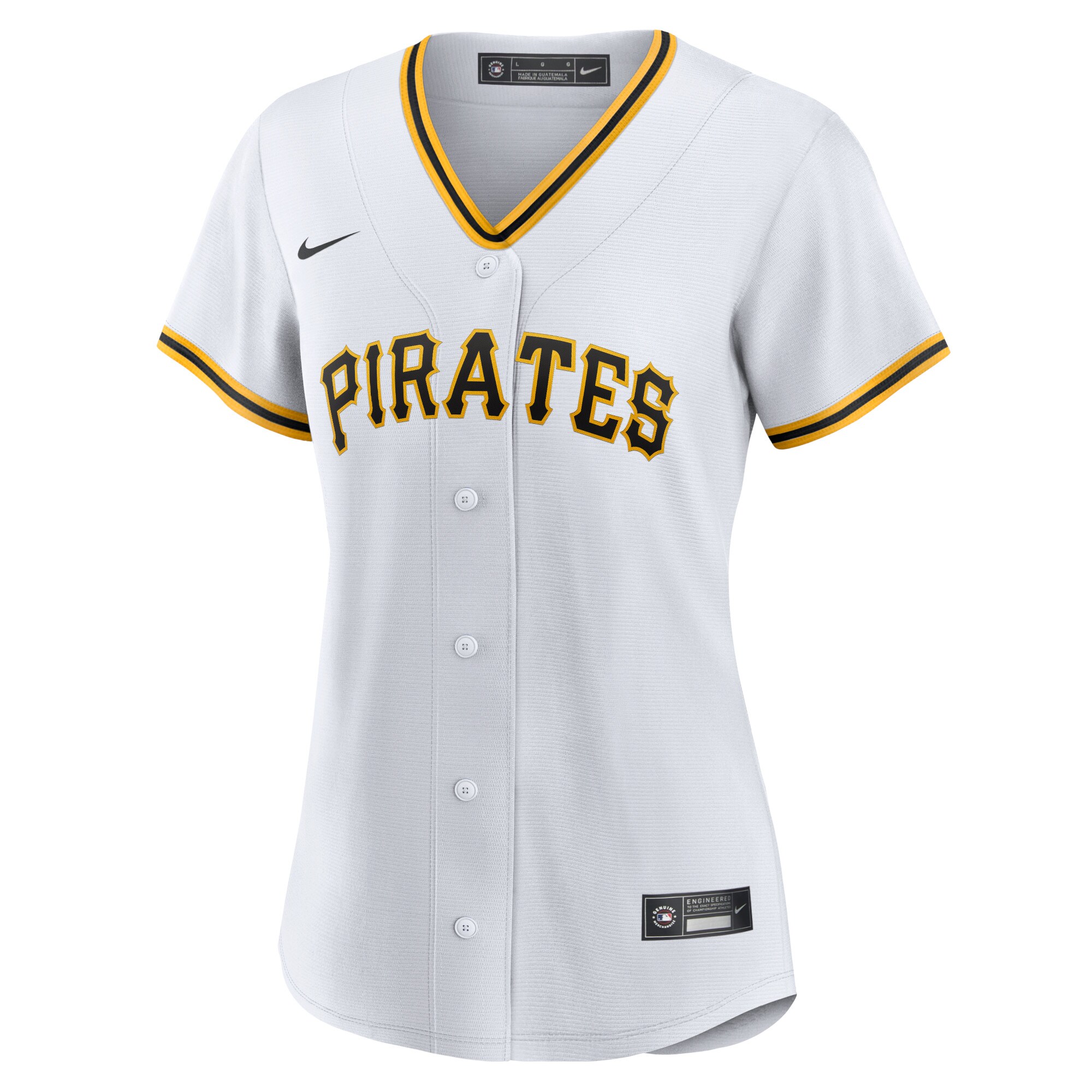 Pittsburgh Pirates Nike Women's Home Blank Replica Jersey - White - vstockx