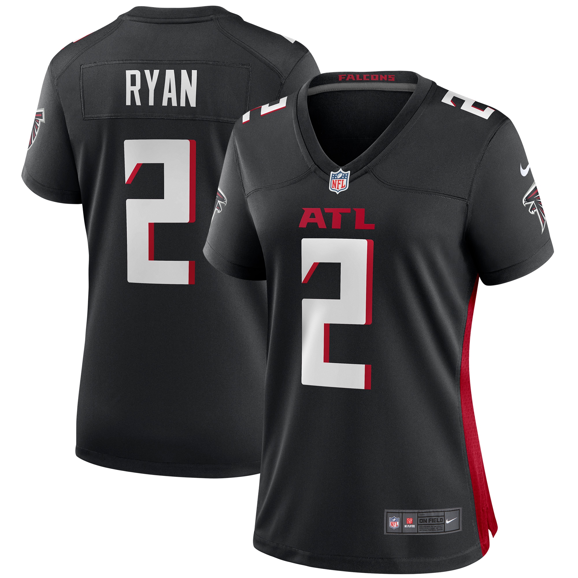 Matt Ryan Atlanta Falcons Nike Women's Player Game Jersey - Black - vstockx