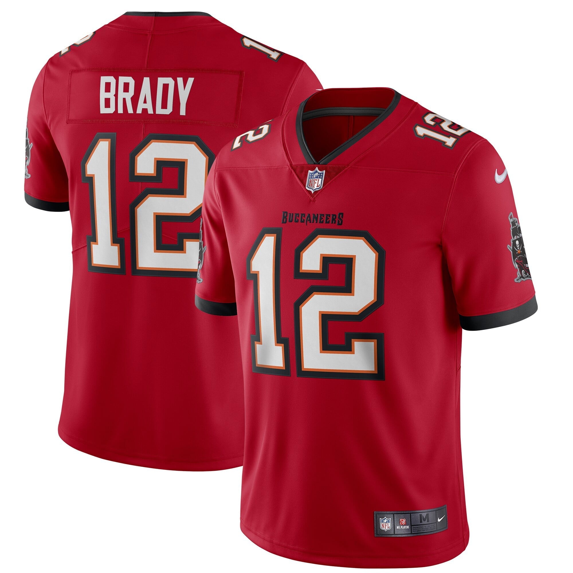 Men's Nike Tom Brady Red Tampa Bay Buccaneers Vapor Limited Jersey - vstockx