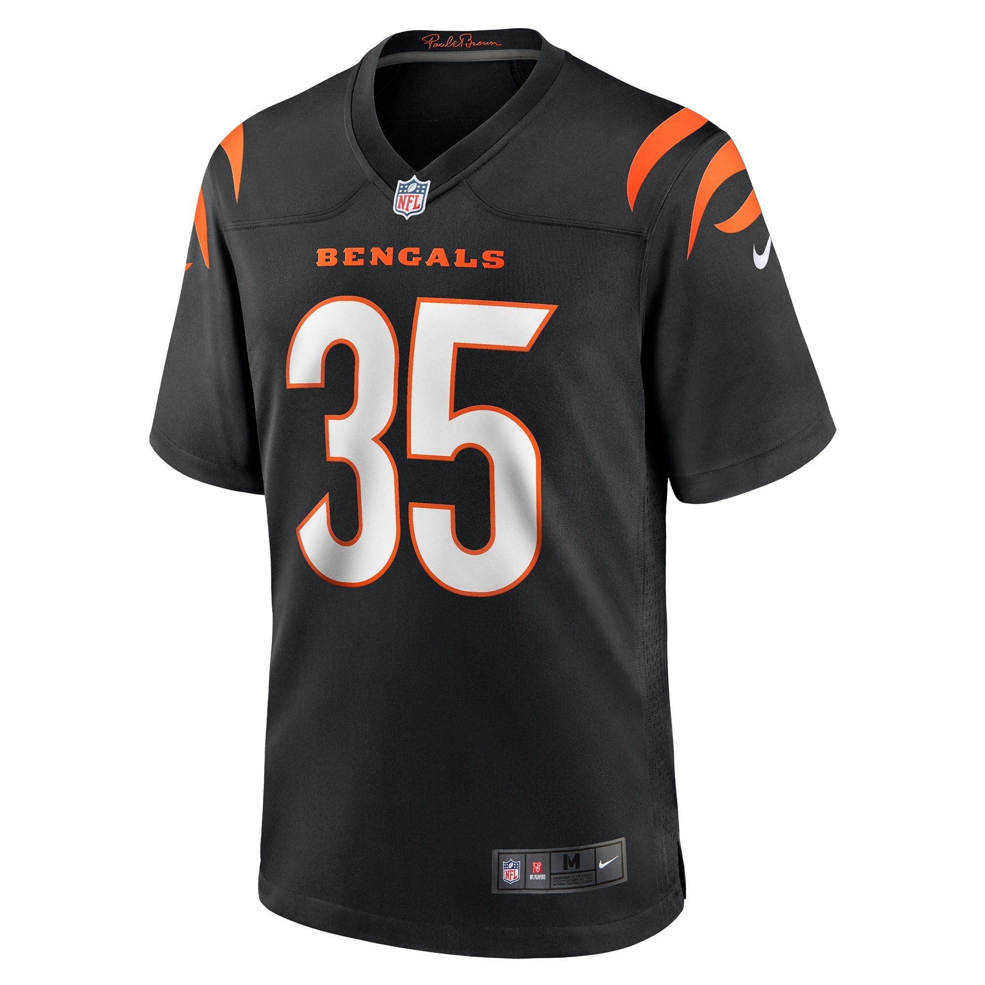Men's Nike Jalen Davis Black Cincinnati Bengals Game Player Jersey - vstockx