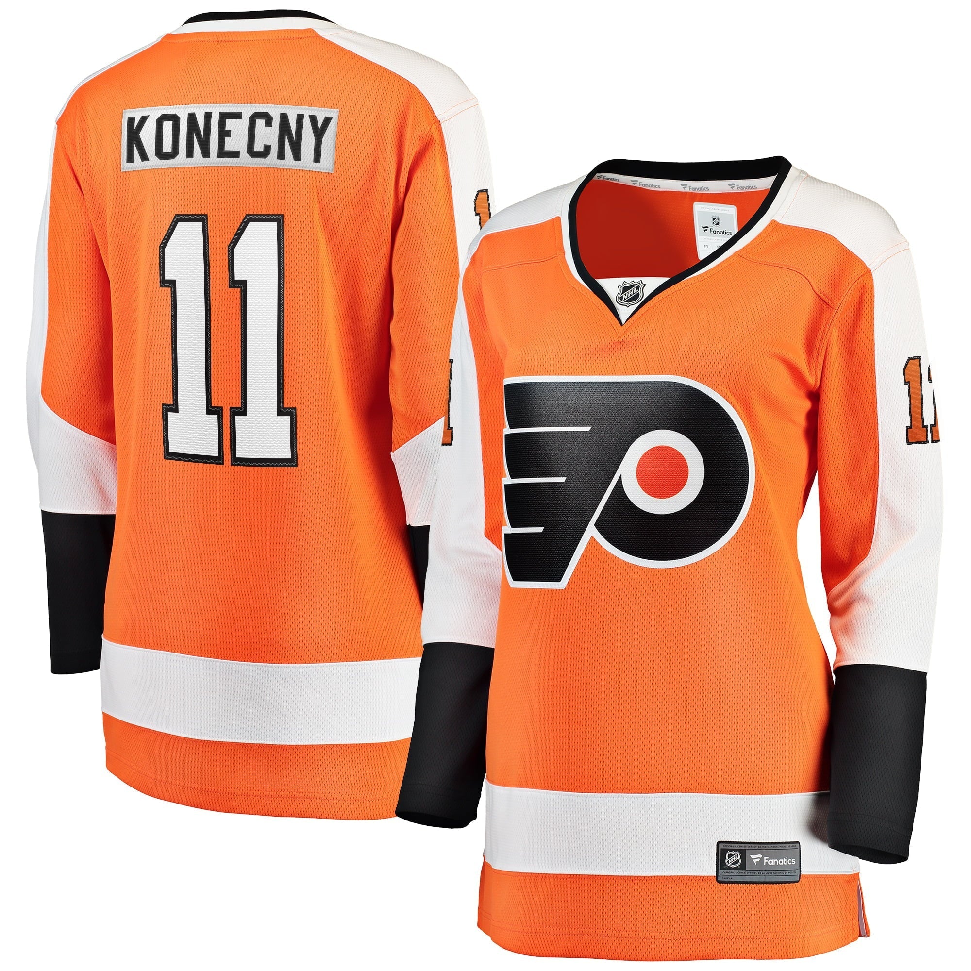 Women's Fanatics Branded Travis Konecny Orange Philadelphia Flyers Home Premier Breakaway Player Jersey - vstockx