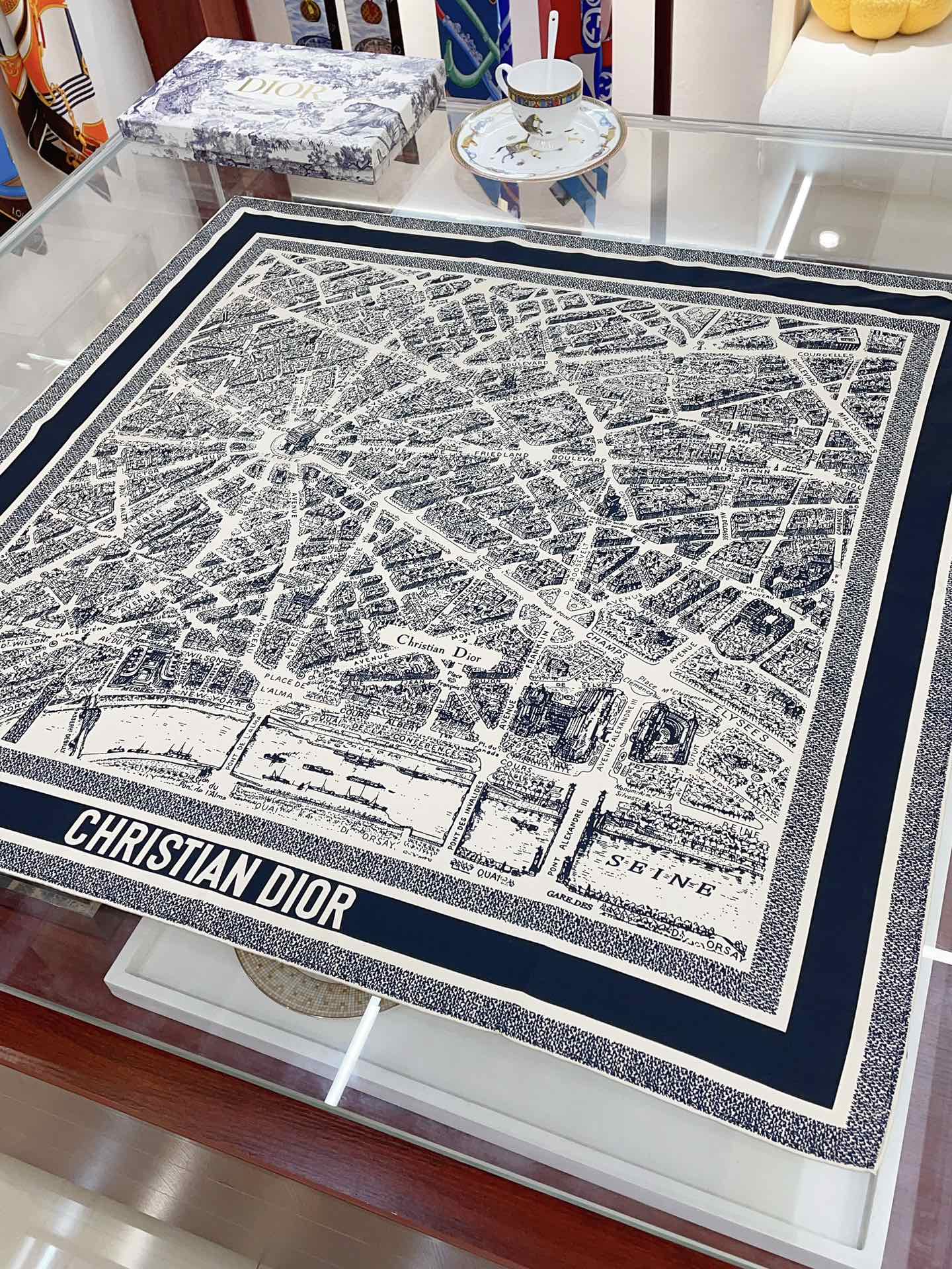 Streetwear Scarf Dior 328811 size:90*90cm - vstockx