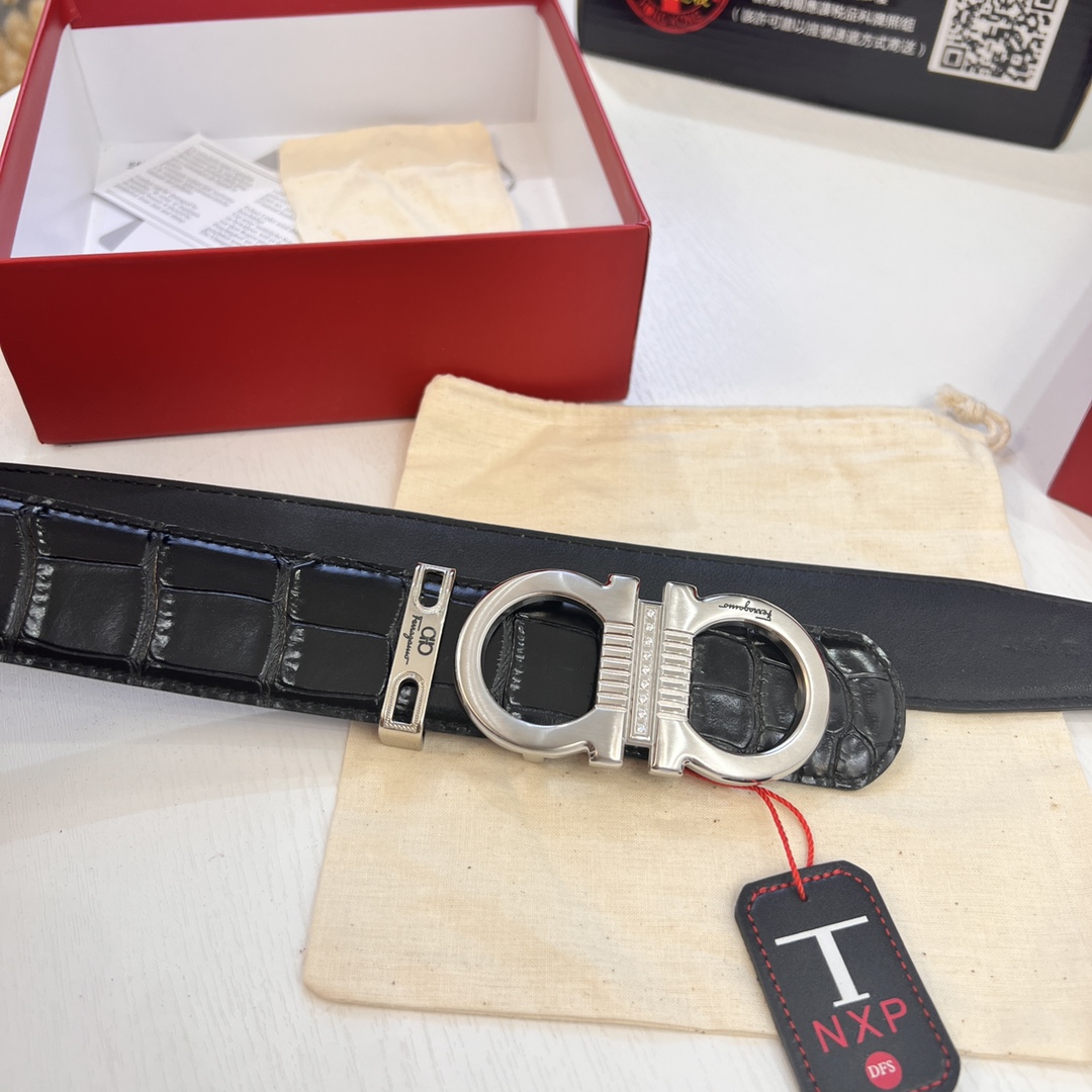 Streetwear Belt Ferragamo 320325 size:3.5cm - vstockx