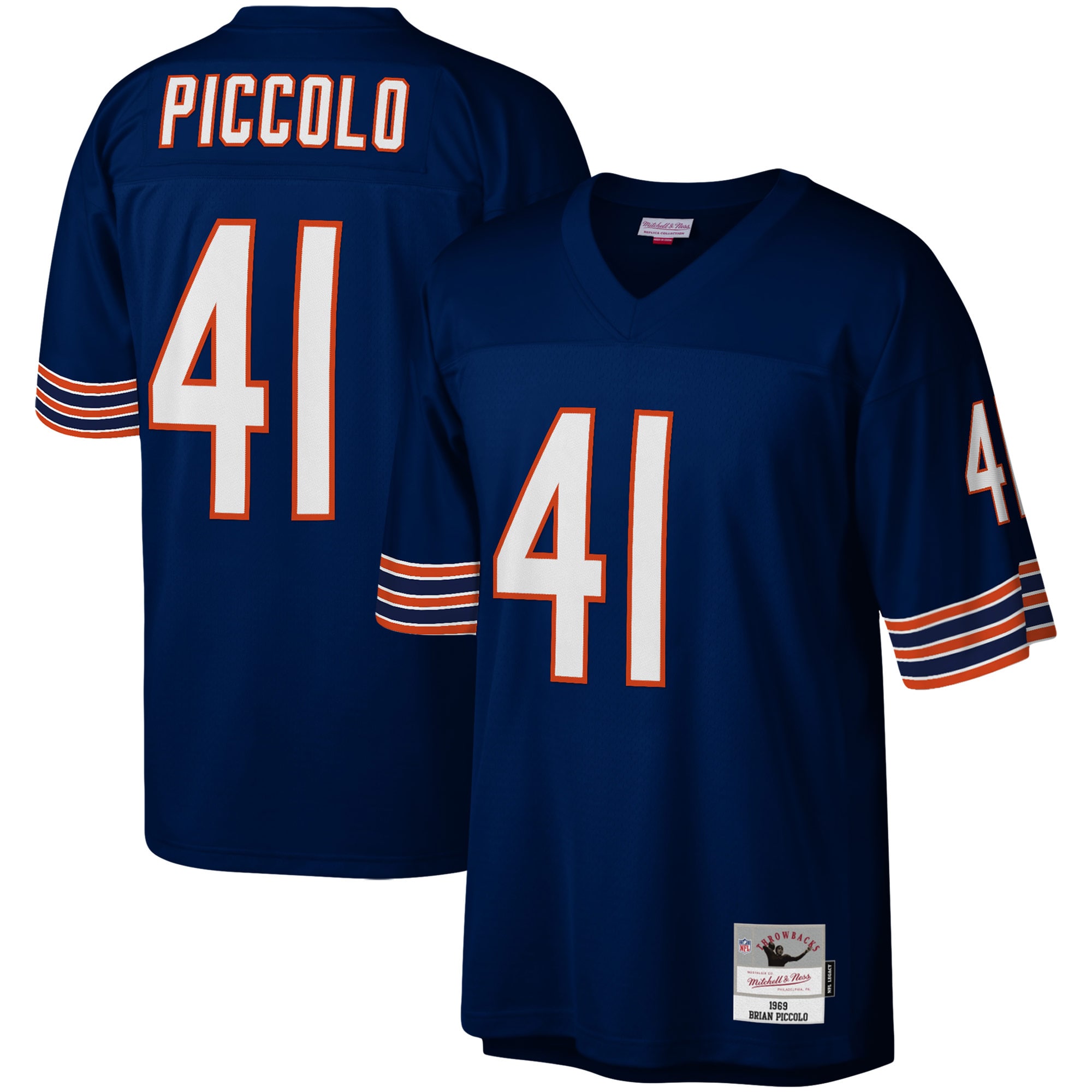 Brian Piccolo Chicago Bears Mitchell & Ness Legacy Replica Jersey - Navy - vstockx