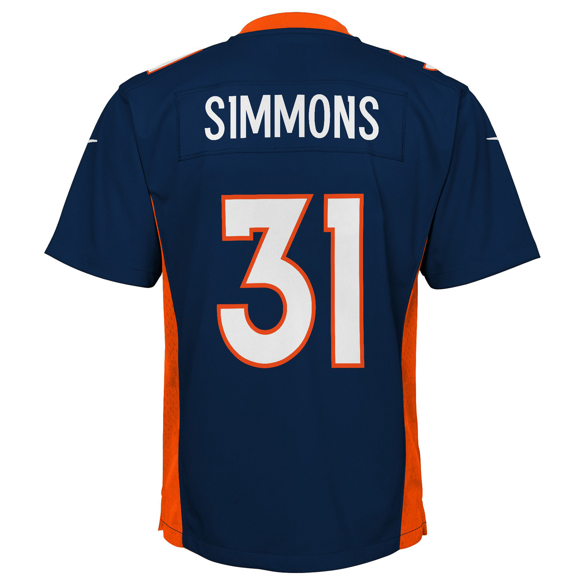 Justin Simmons Denver Broncos Nike Youth Game Jersey - Navy - vstockx