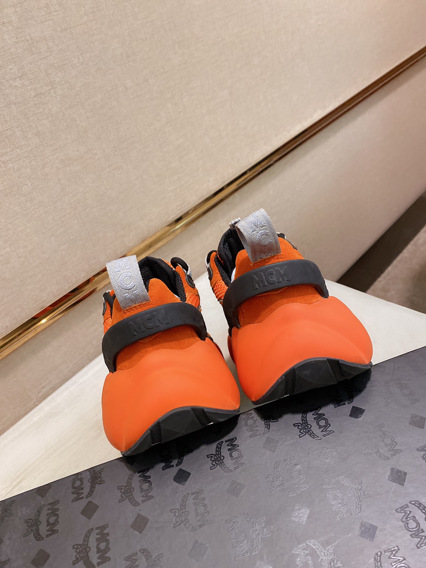 MCM Low Top Logo Lace-up Sneakers 8 - vstockx