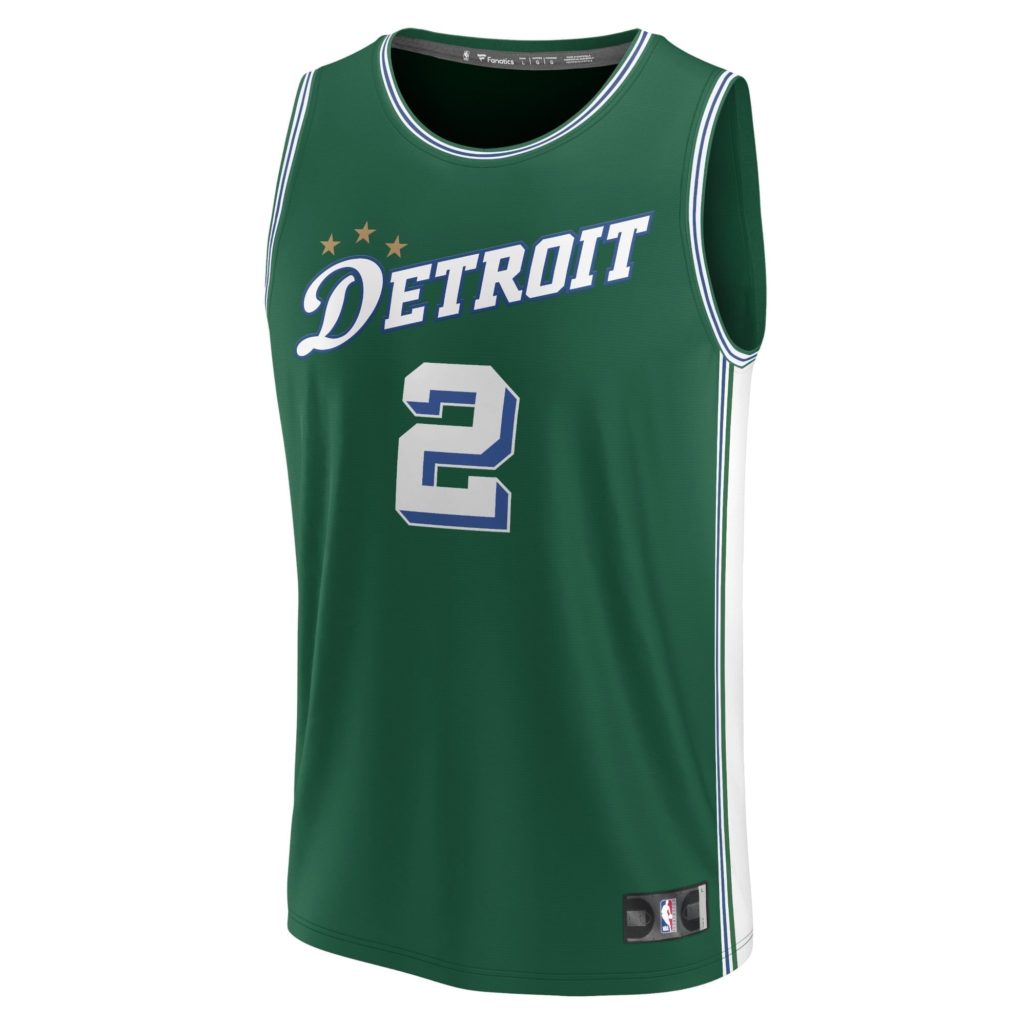 Youth Fanatics Branded Cade Cunningham Green Detroit Pistons 2022/23 Fastbreak Jersey - City Edition - vstockx