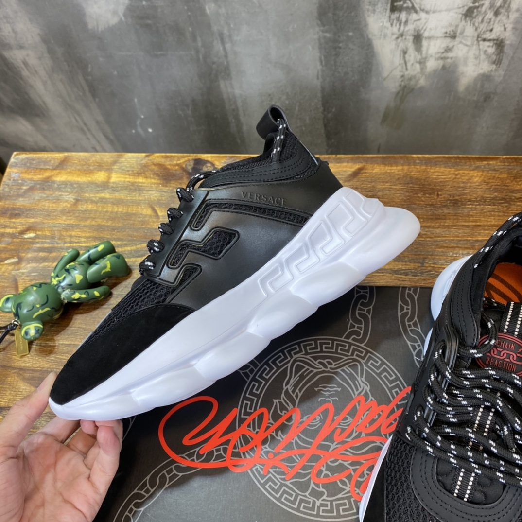 Versace Chain Reaction 2 Chainz Black - vstockx
