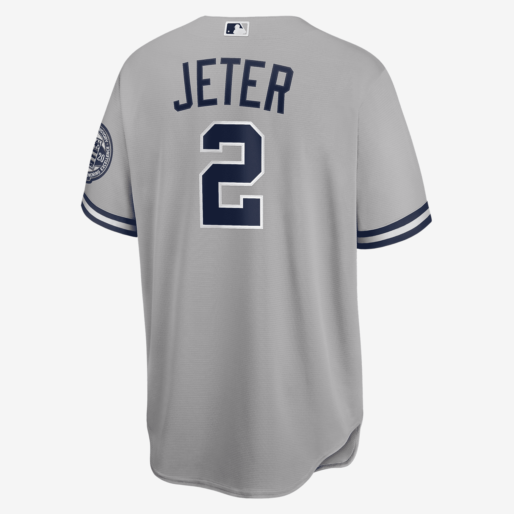 MLB New York Yankees 2020 Hall of Fame Induction (Derek Jeter) Men's Replica Baseball Jersey - Base Grey - vstockx