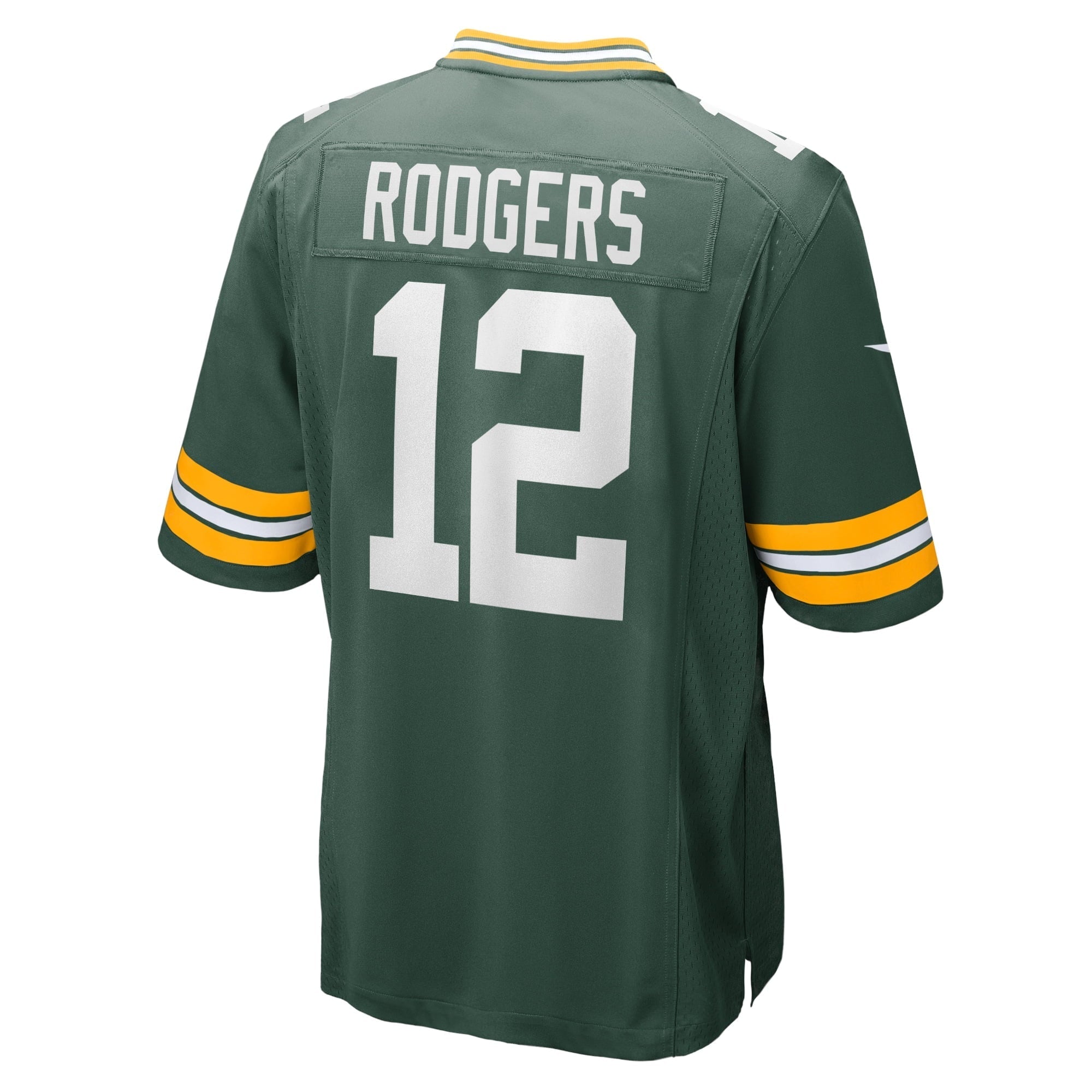 Men's Nike Aaron Rodgers Green Green Bay Packers Game Team Jersey - vstockx