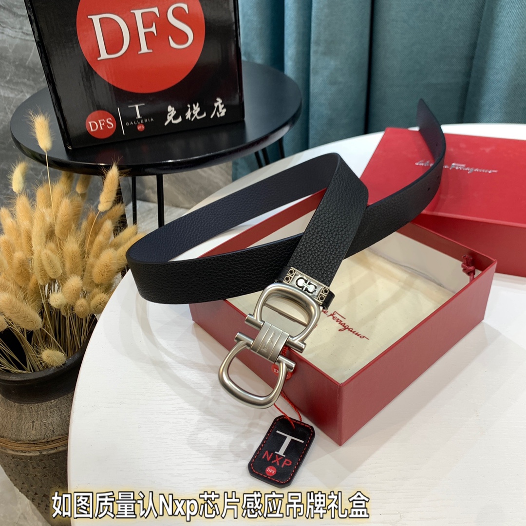 Streetwear Belt Ferragamo 319679 size:3.5cm - vstockx