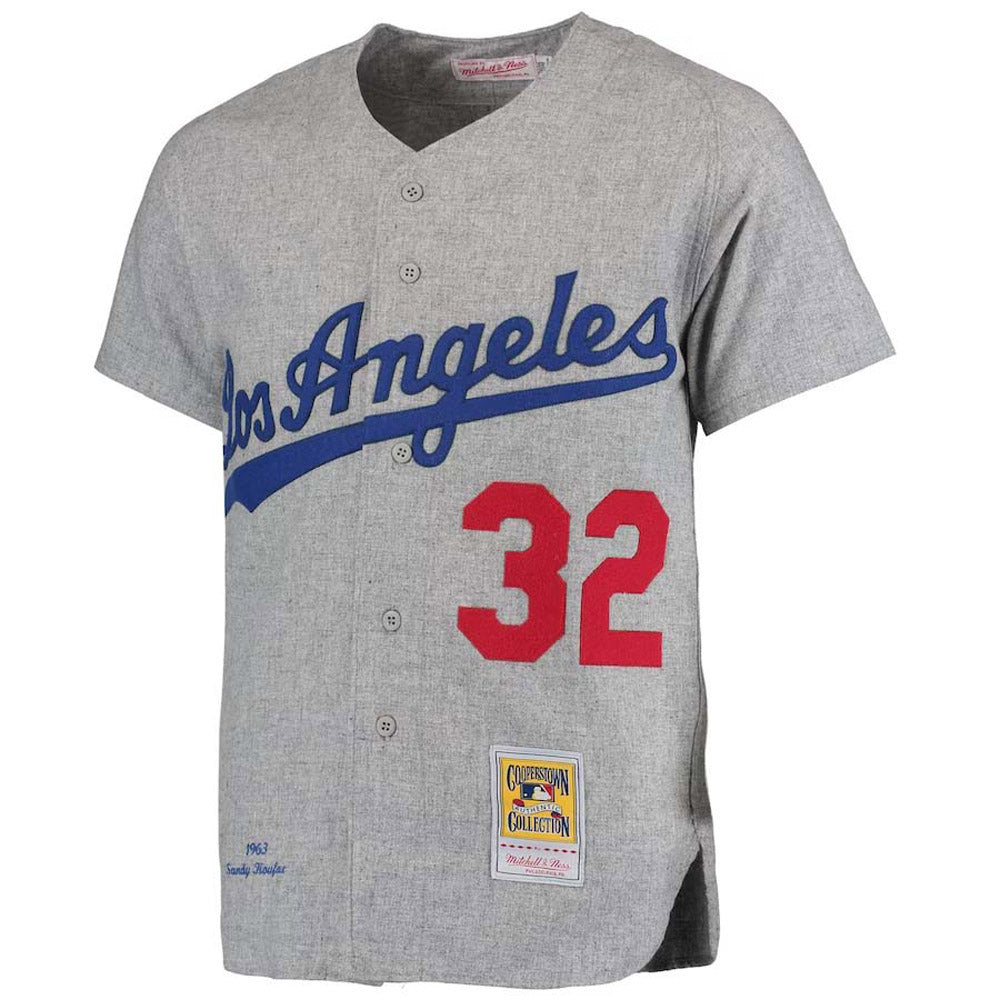 Men's Los Angeles Dodgers Sandy Koufax Cooperstown Collection Jersey - Gray - vstockx