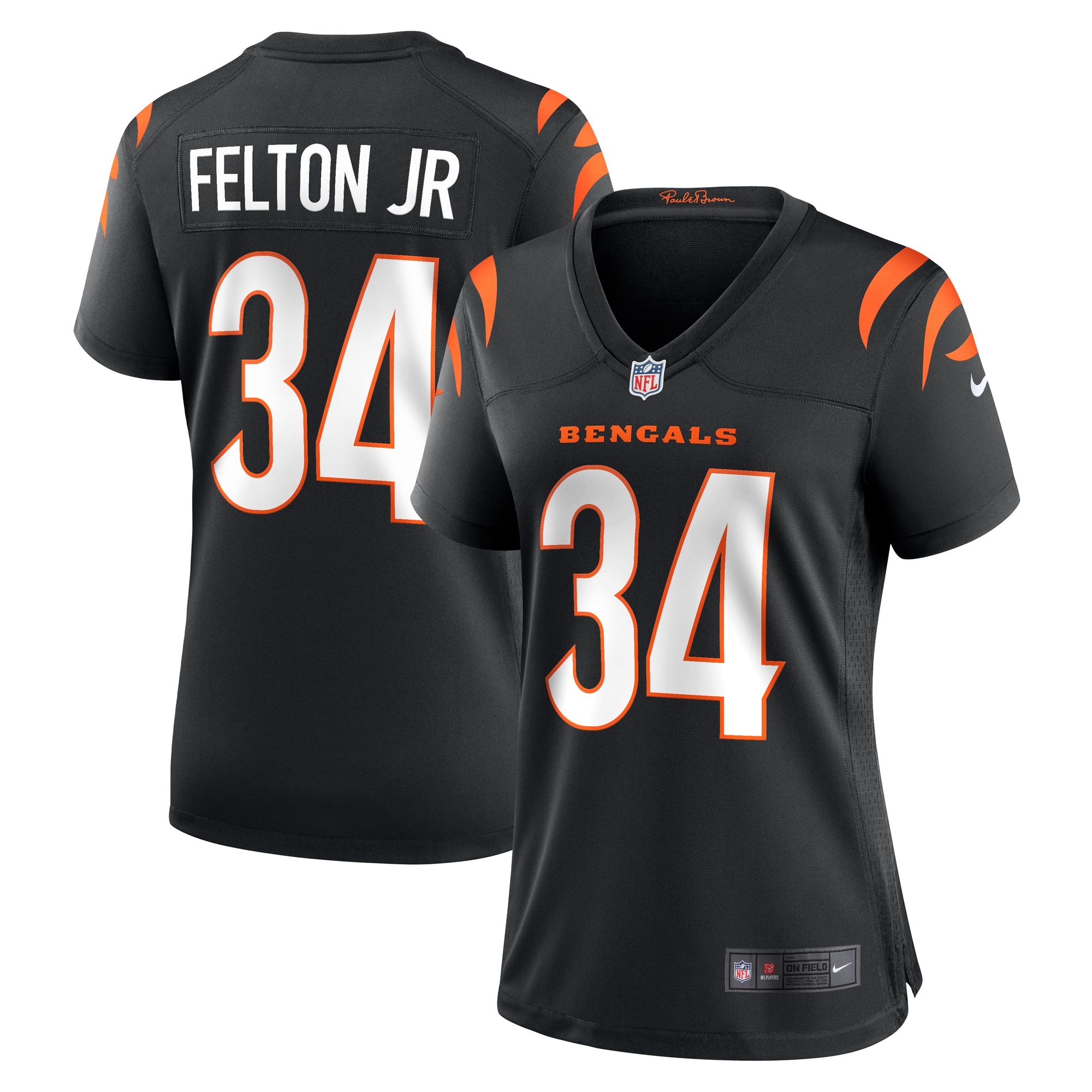 Demetric Felton Jr. Cincinnati Bengals Nike Women's Team Game Jersey - Black - vstockx