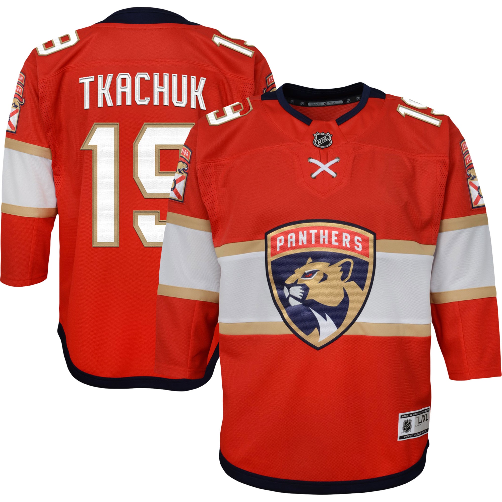 Matthew Tkachuk Florida Panthers Youth Home Premier Player Jersey - Red - vstockx