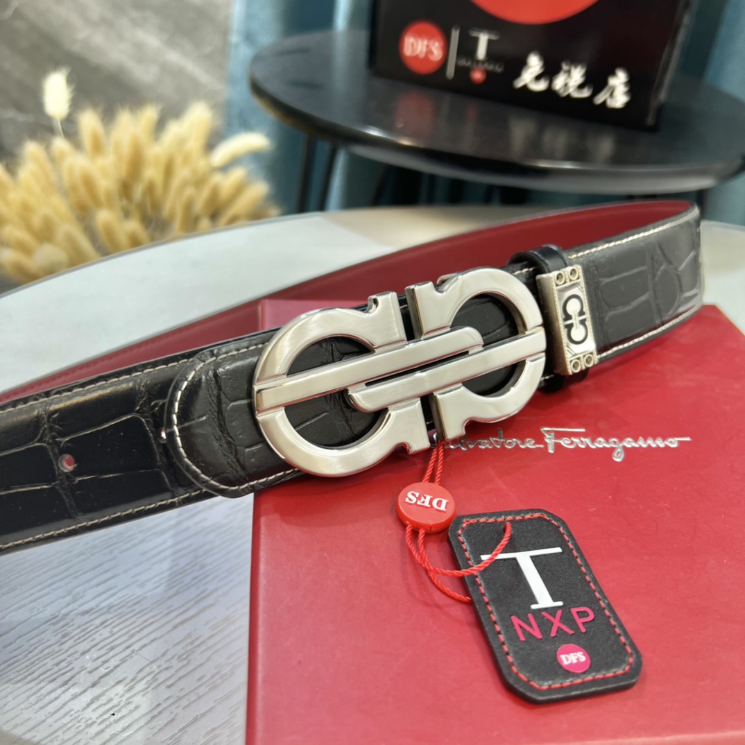 Streetwear Belt Ferragamo 319572 size:3.5cm - vstockx