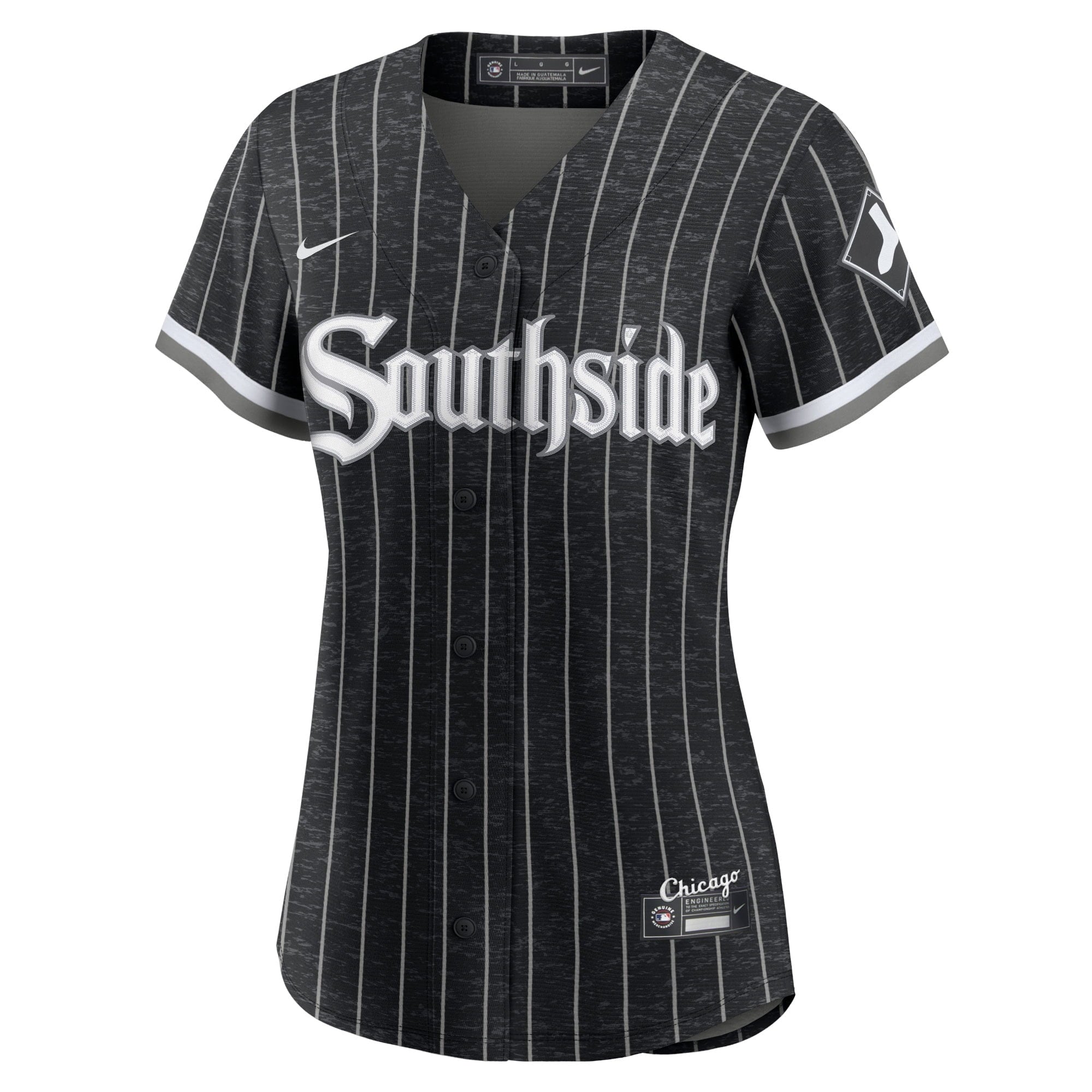 Women's Nike Yoan Moncada Black Chicago White Sox 2021 City Connect Replica Player Jersey - vstockx