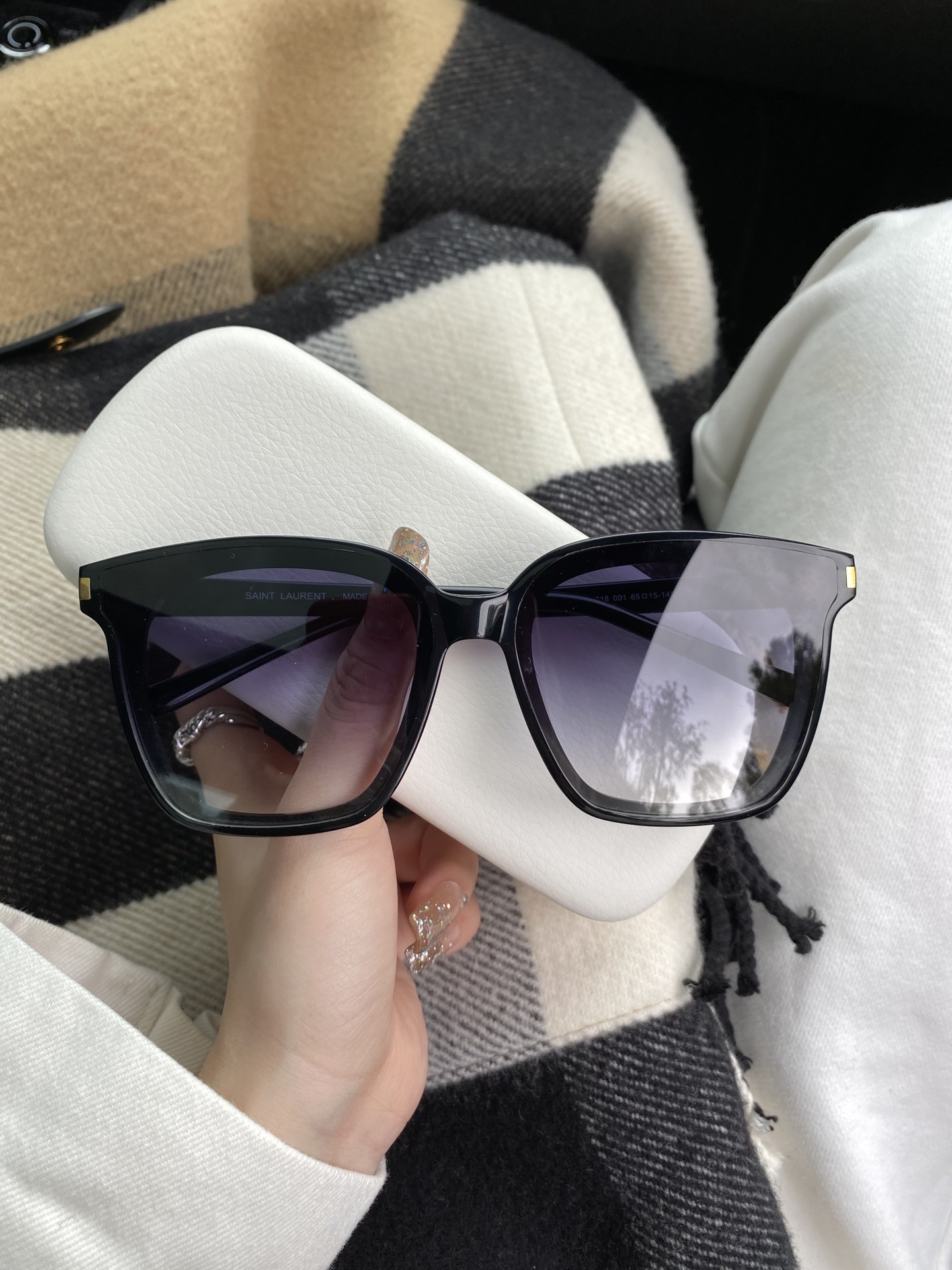 Sunglasses Saint Laurent SL318 size:65��15-145 - vstockx