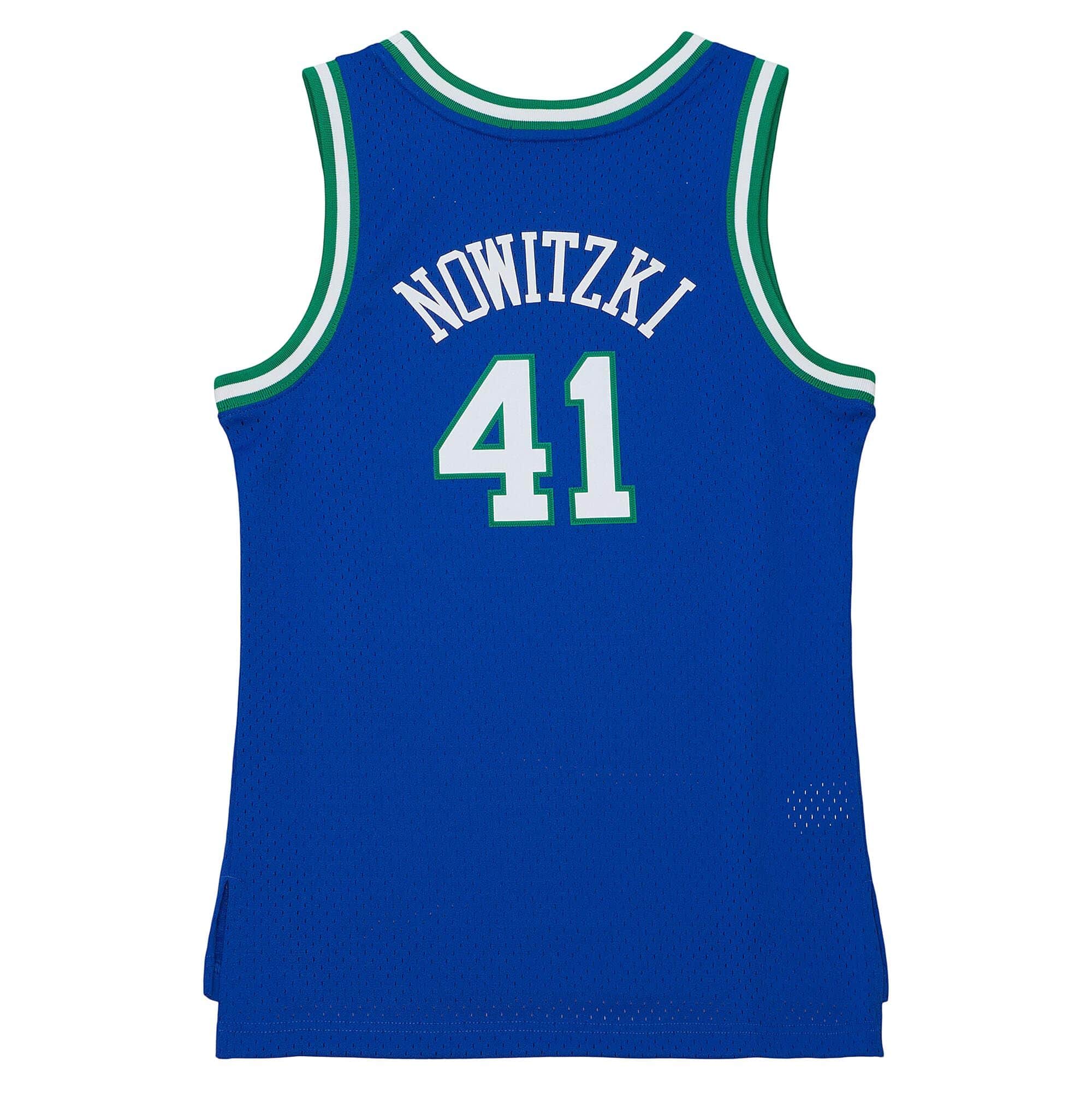 Womens Swingman Dirk Nowitzki Dallas Mavericks 1998-99 Jersey - vstockx