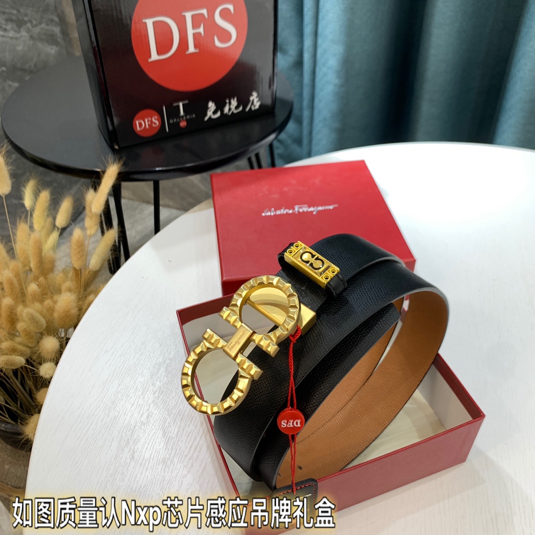 Streetwear Belt Ferragamo 319444 size:3.5cm - vstockx